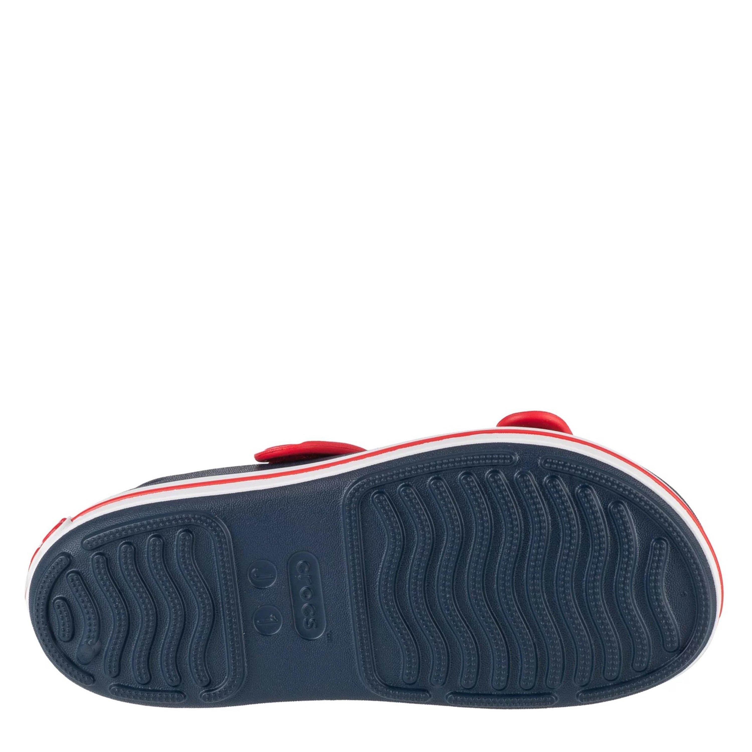 Navy/Vrsity Red - Crocs - Unisex Kids'  Band Sandal Clogs - 2