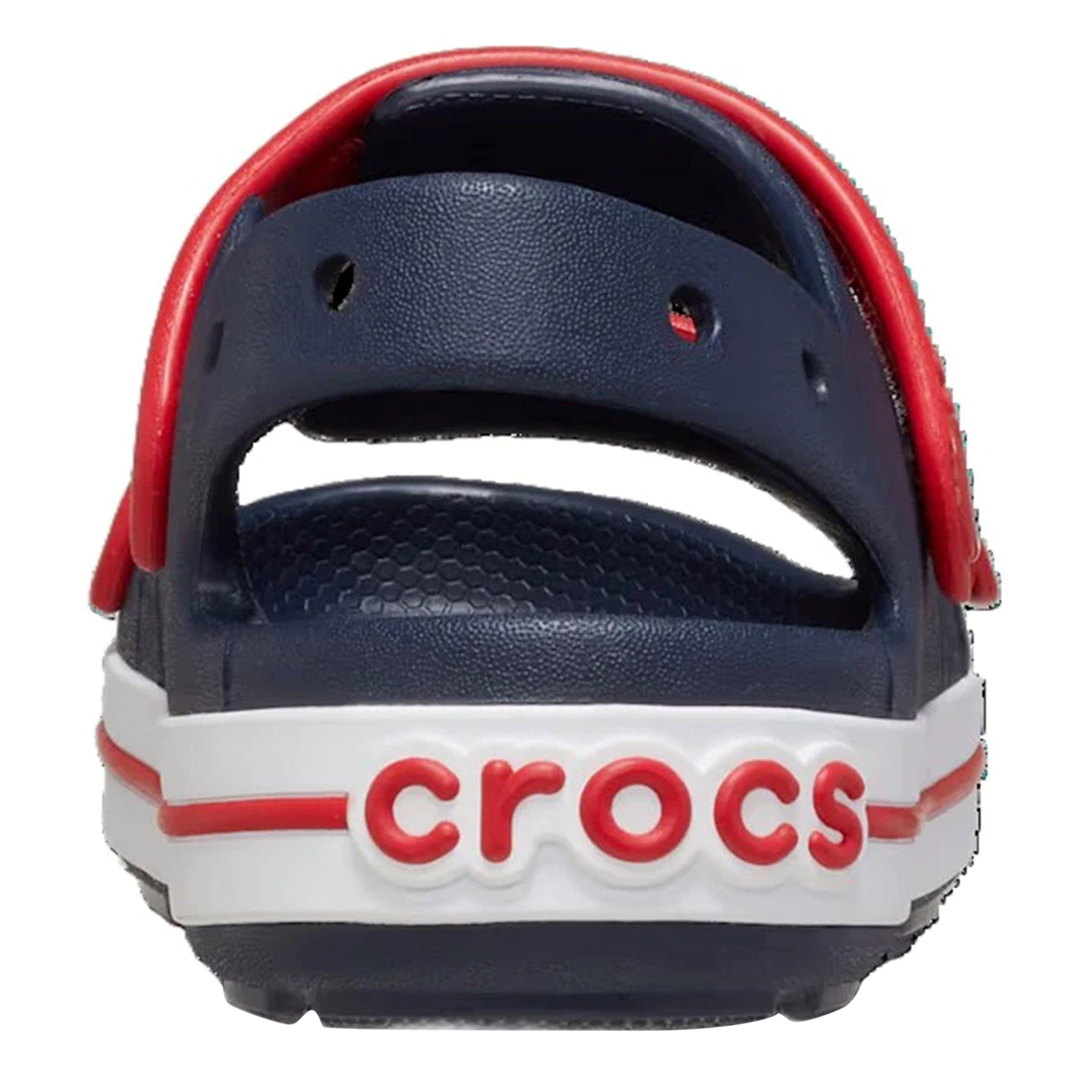 Navy/Vrsity Red - Crocs - Unisex Kids'  Band Sandal Clogs - 3