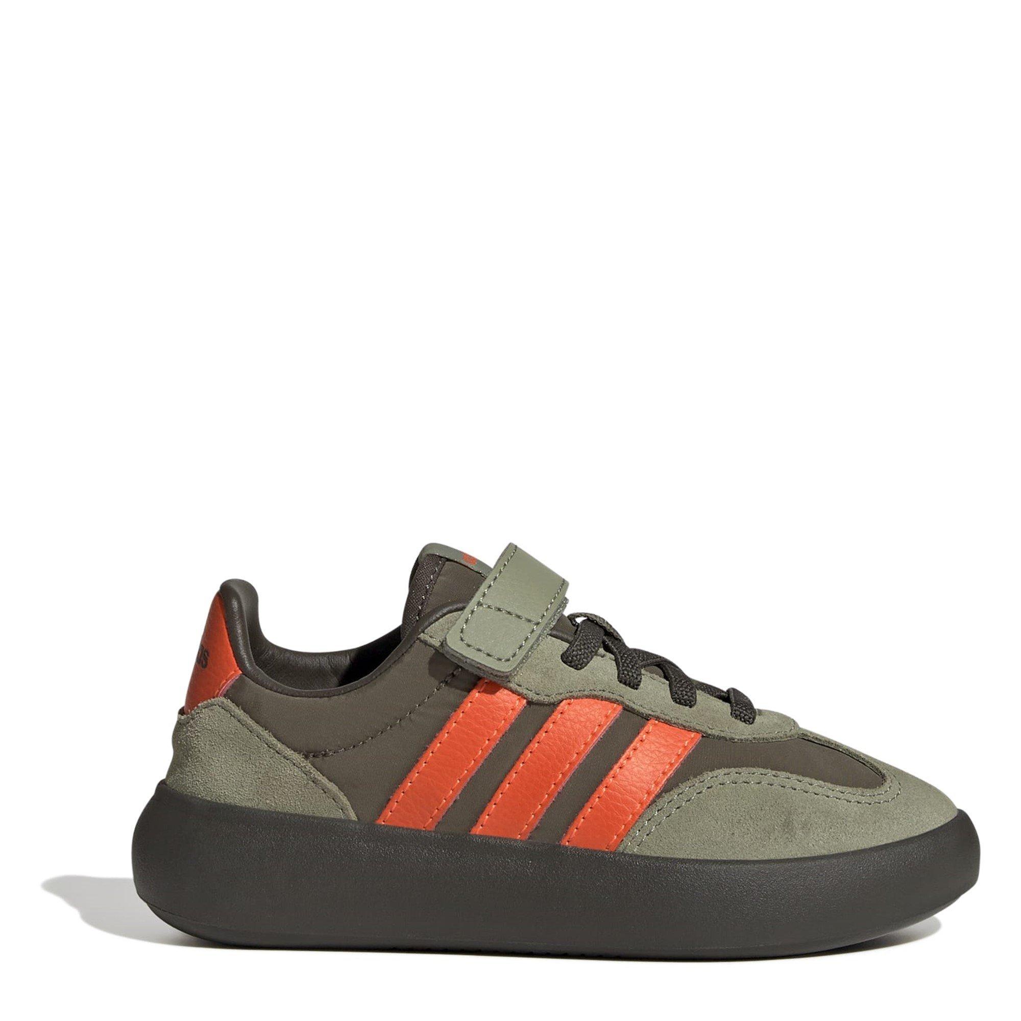 Adidas Boys Barreda Decode Shoes Childrens - Olive/Orange - 1 (33)