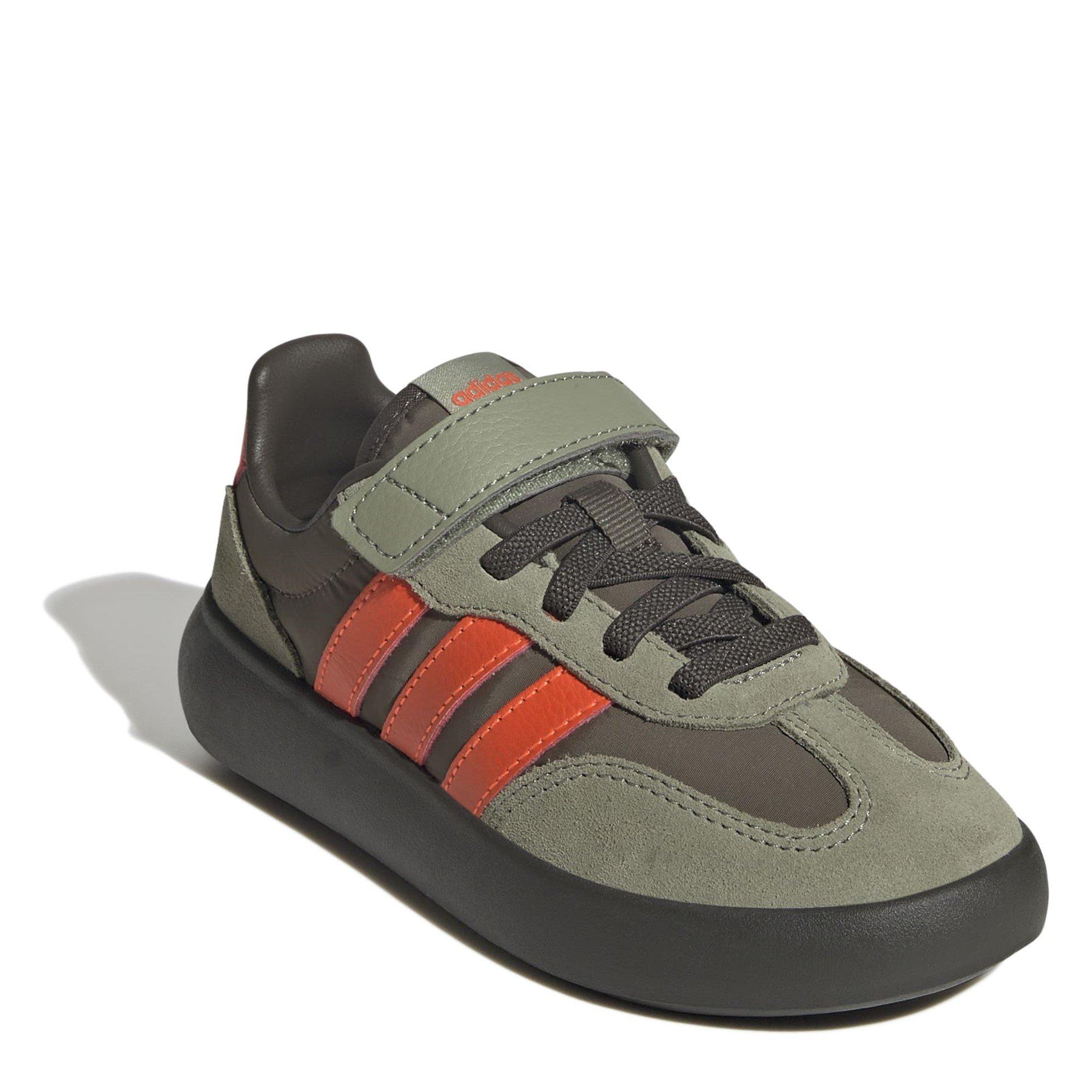 Olive/Orange - adidas - Barreda Decode Shoes Childrens - 3