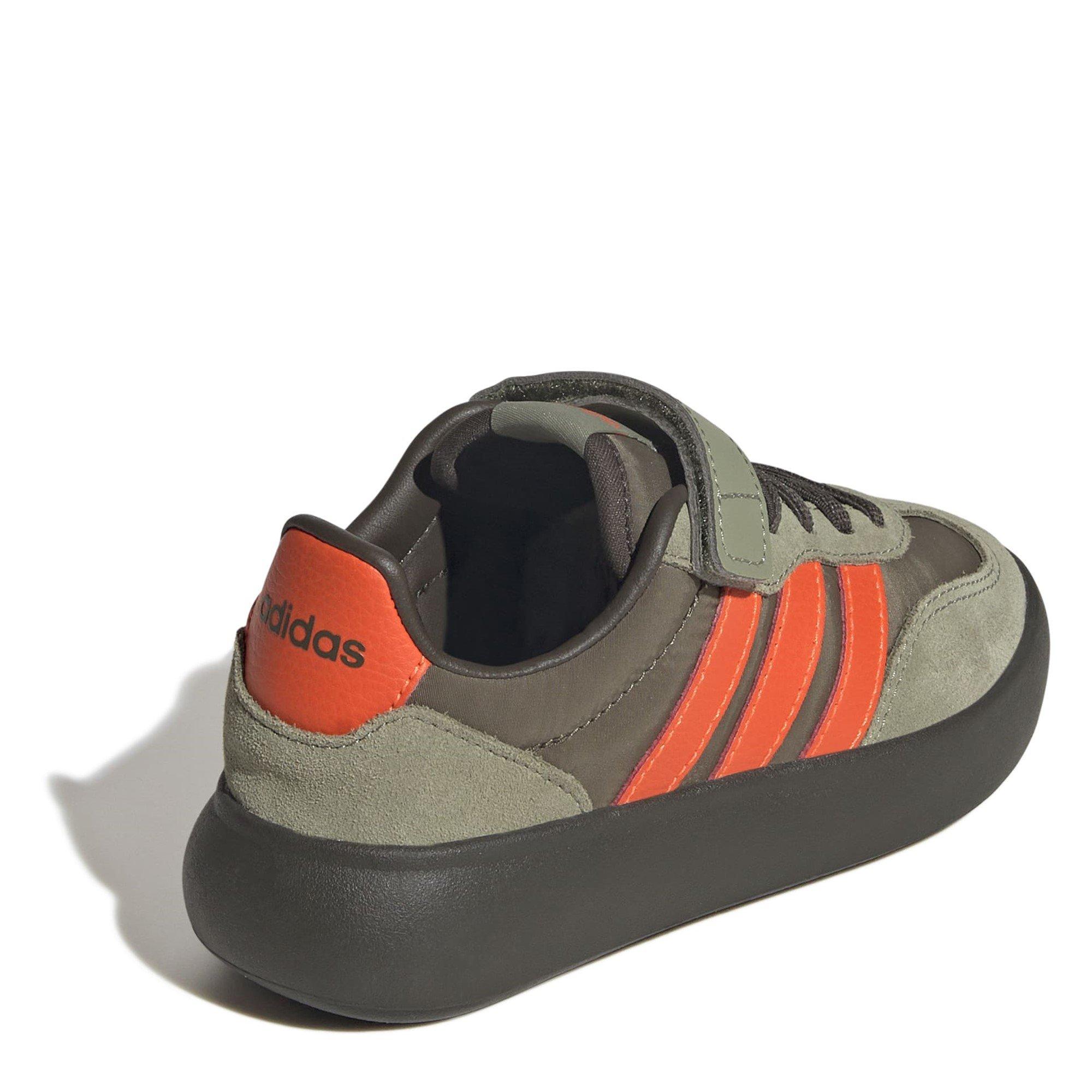 Olive/Orange - adidas - Barreda Decode Shoes Childrens - 4