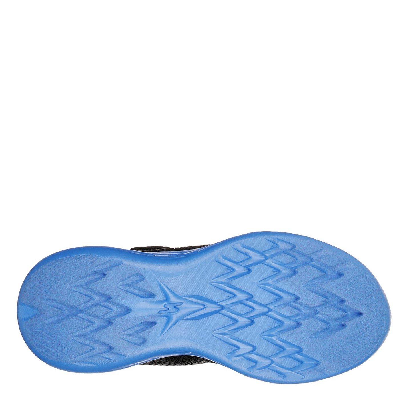 Blk/Blue/Lime - Skechers - GoRun 600 Infant Trainers - 4