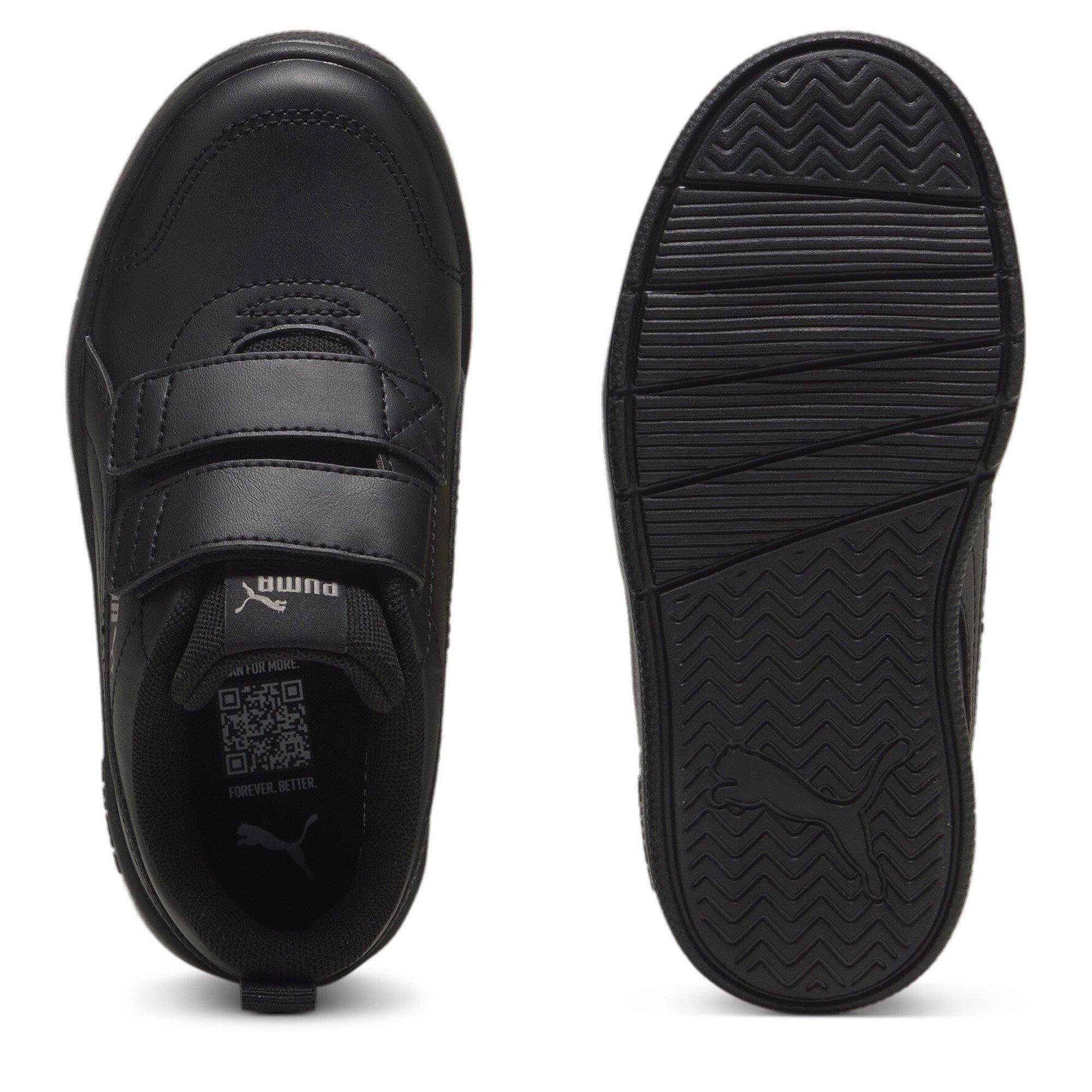 Puma Black/Blk - Puma - Courtflex V3 Childrens Shoes - 3