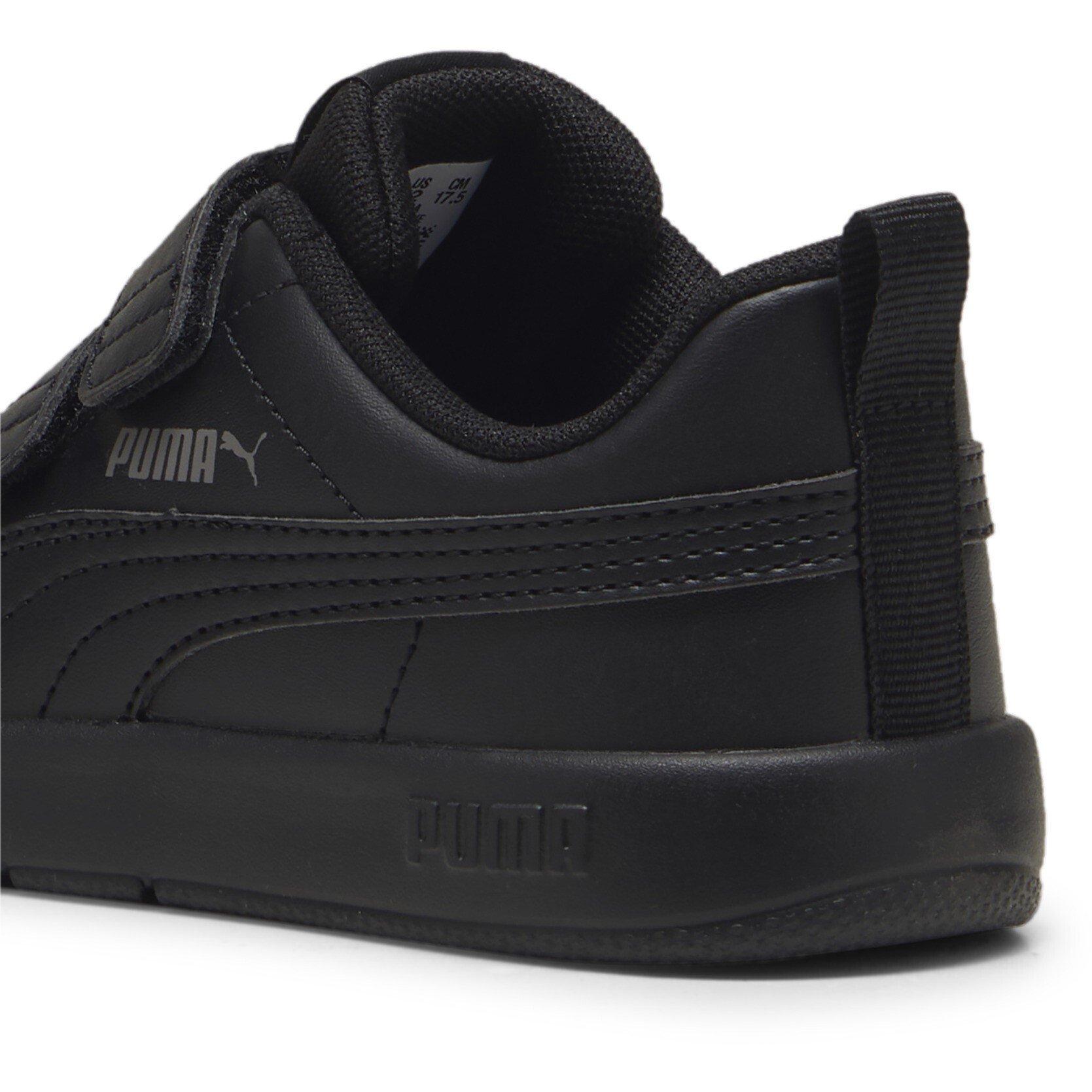 Puma Black/Blk - Puma - Courtflex V3 Childrens Shoes - 5