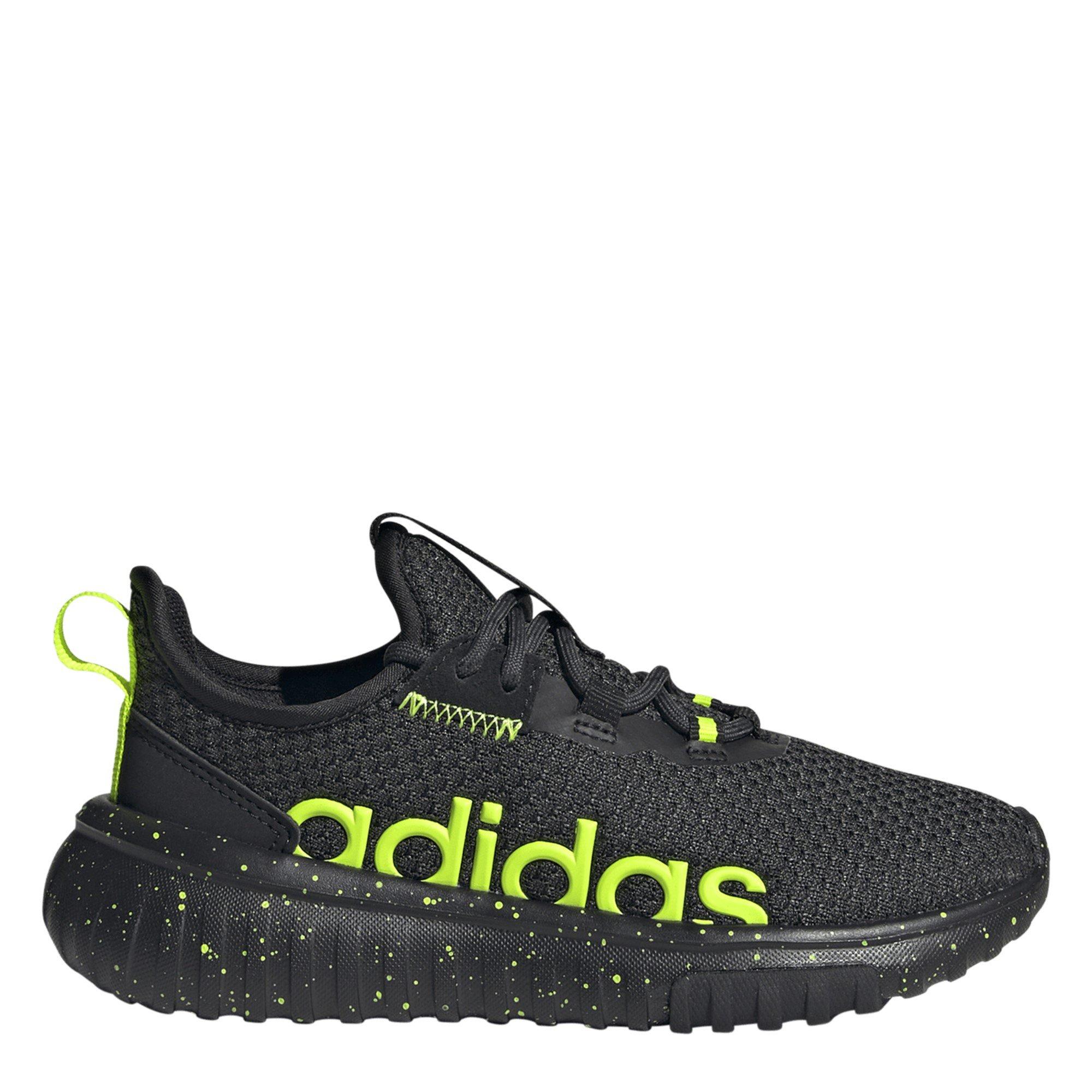 Adidas Boys Kaptir 4.0 Shoes Kids - Black/Lemon - C13 (31.5)