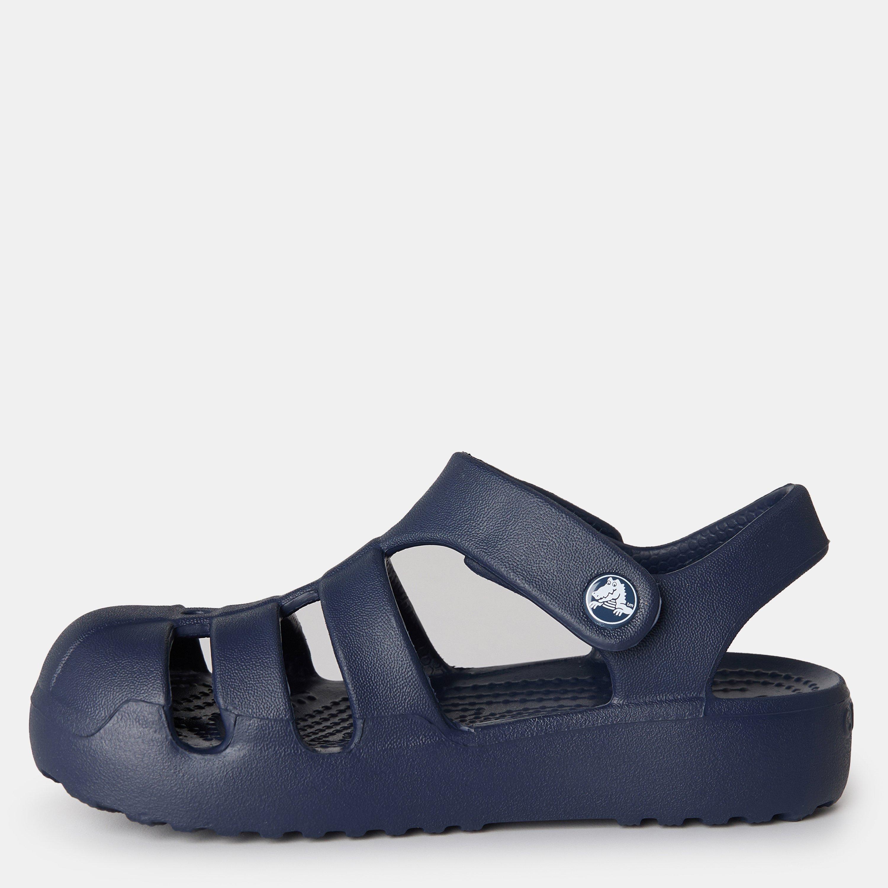 Navy - Crocs - Kids' Fisherman Flat Sandals - 2