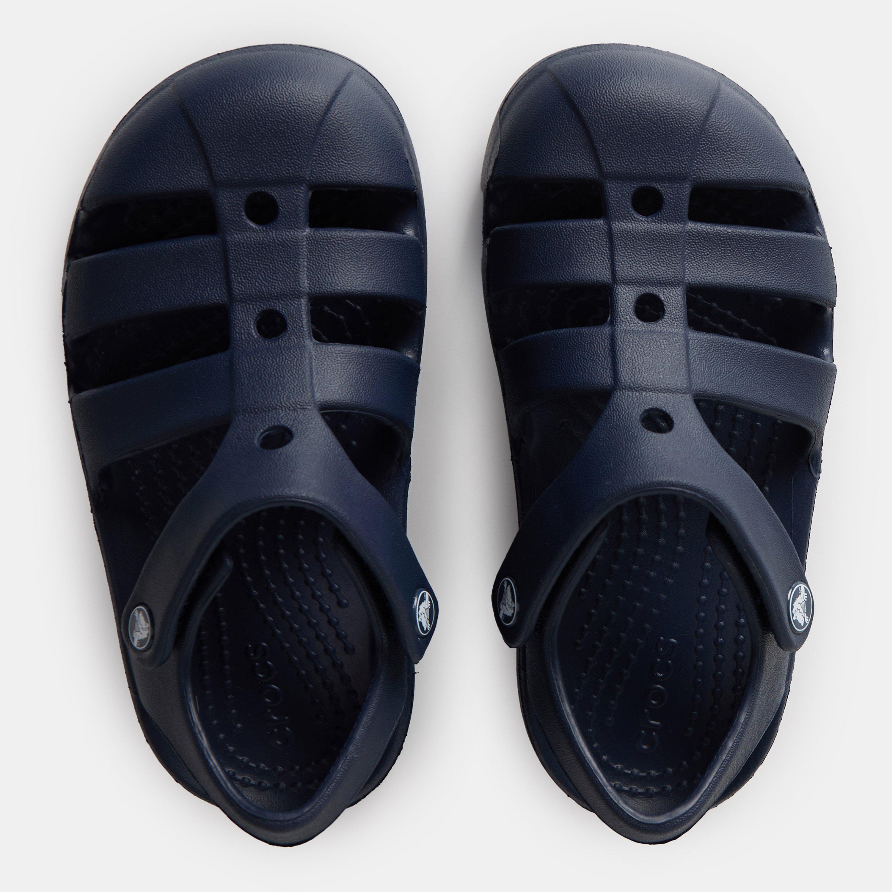 Navy - Crocs - Kids' Fisherman Flat Sandals - 5
