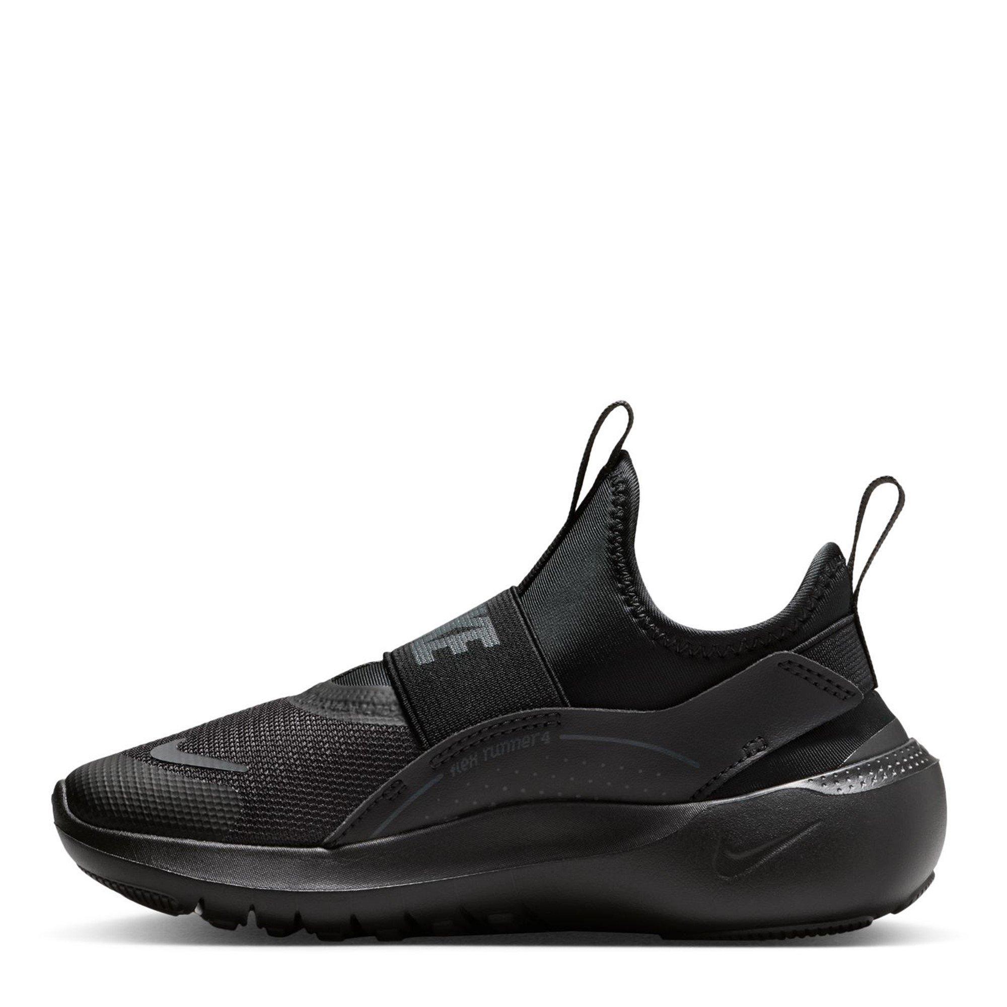 Triple Black - Nike - Flex Runner 4 Shoes Childrens - 2