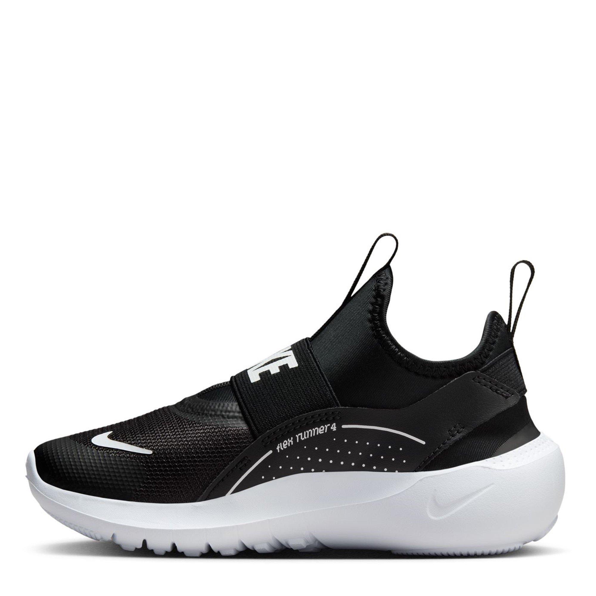 Black/White - Nike - Flex Runner 4 Shoes Childrens - 2