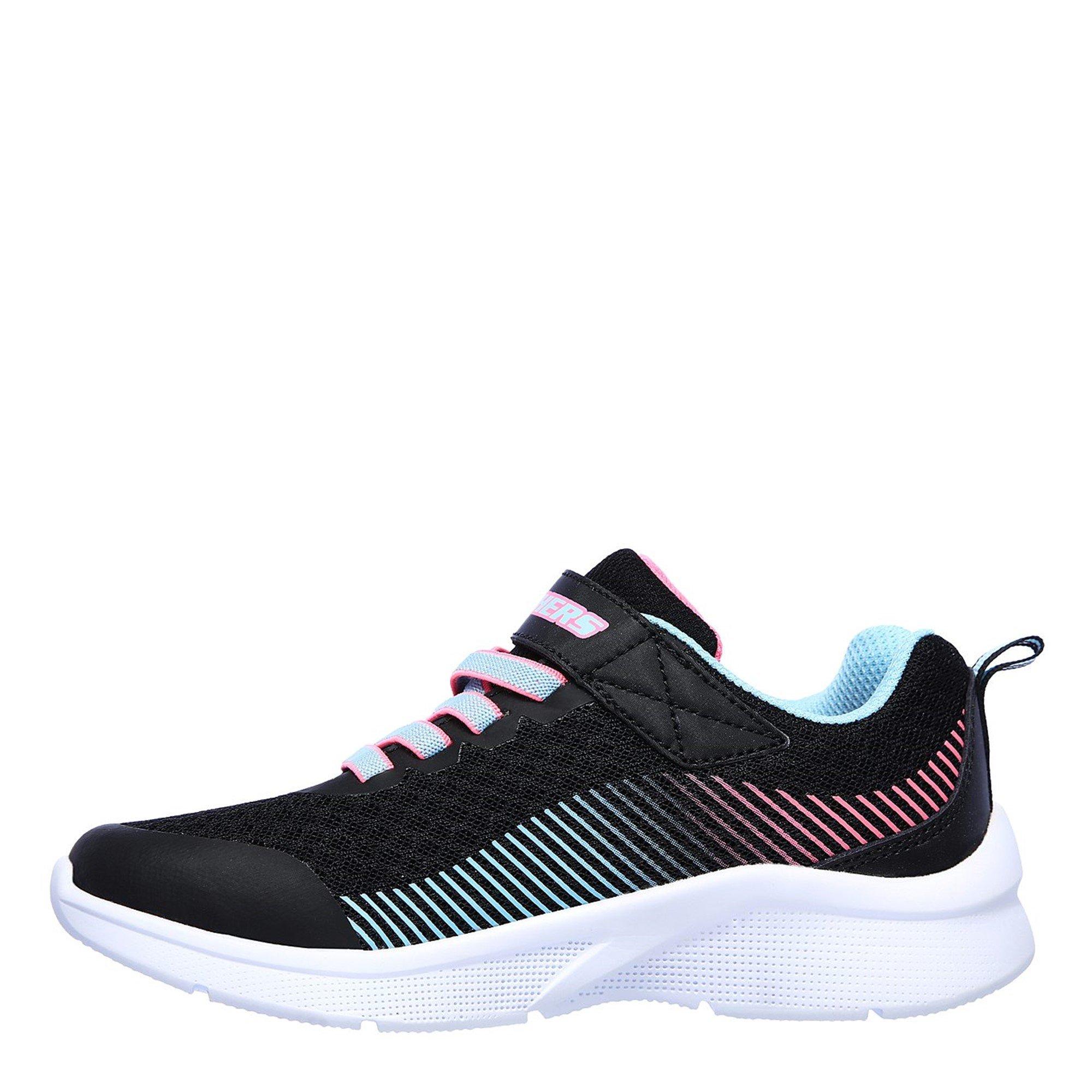 Nero/Acqua - Skechers - Microspec Runners Child Girls - 2