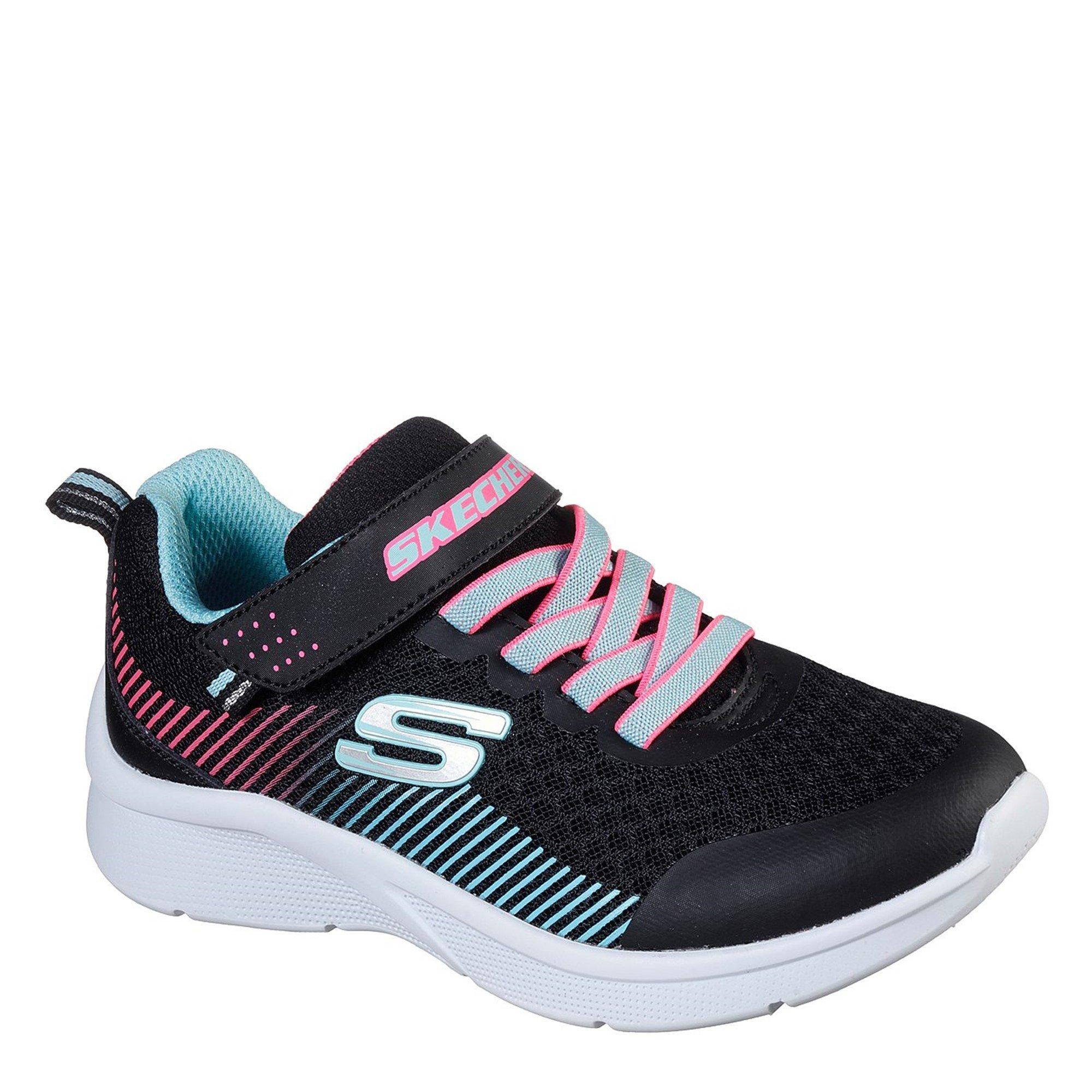 Nero/Acqua - Skechers - Microspec Runners Child Girls - 3