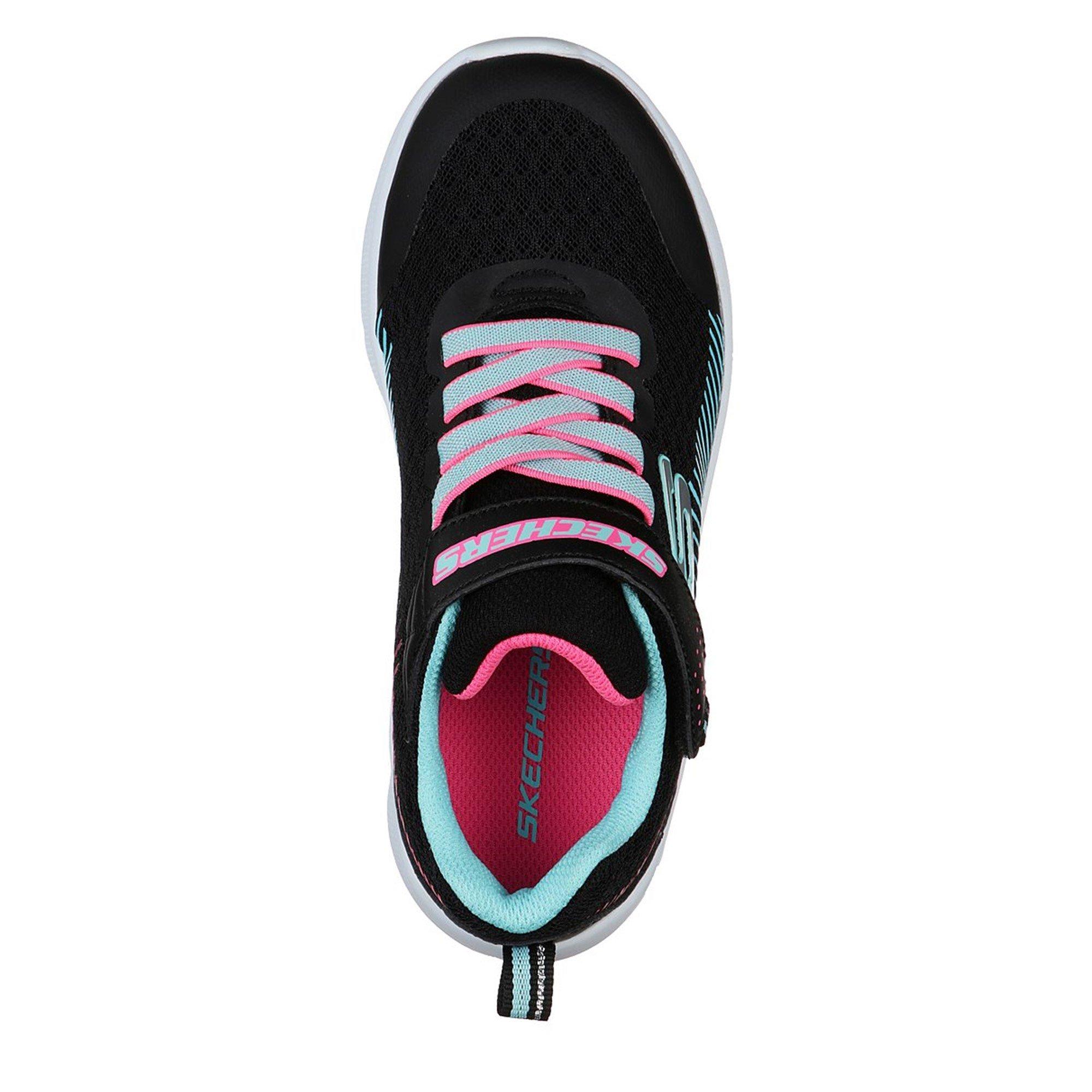 Nero/Acqua - Skechers - Microspec Runners Child Girls - 5