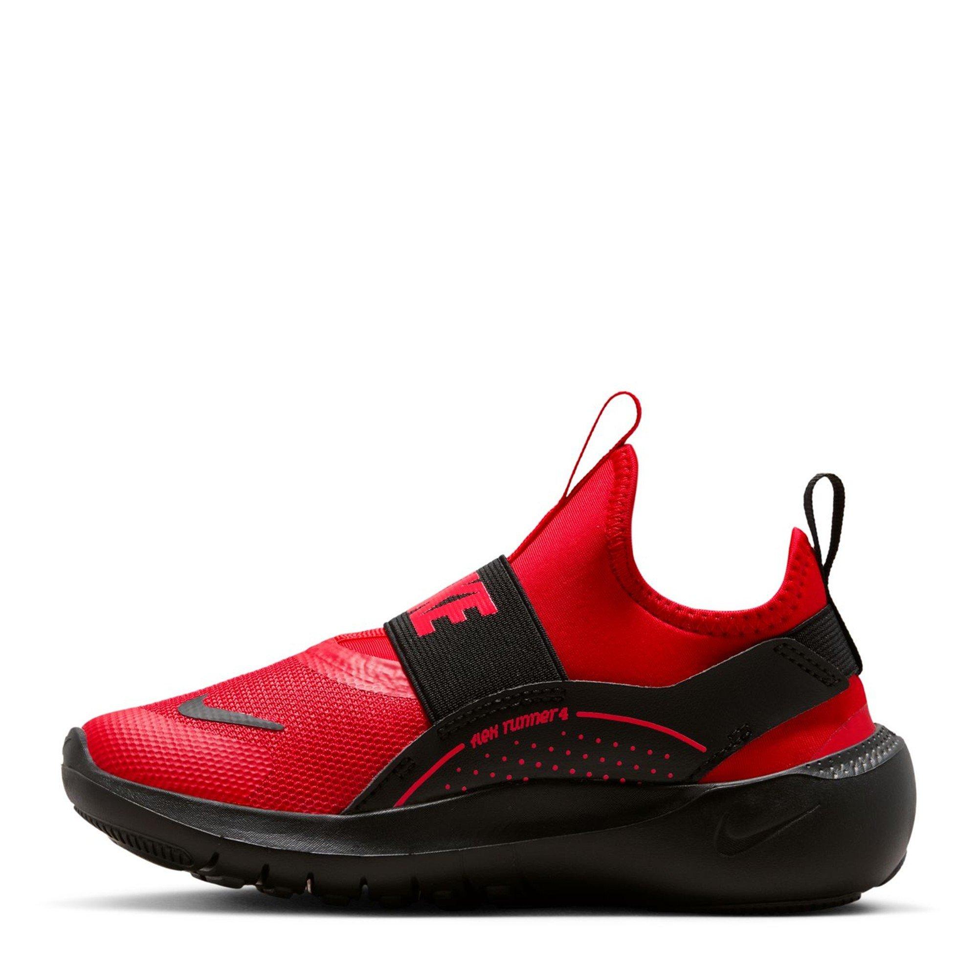 Red/Orbit-Black - Nike - Flex Runner 4 Childrens Shoes - 2