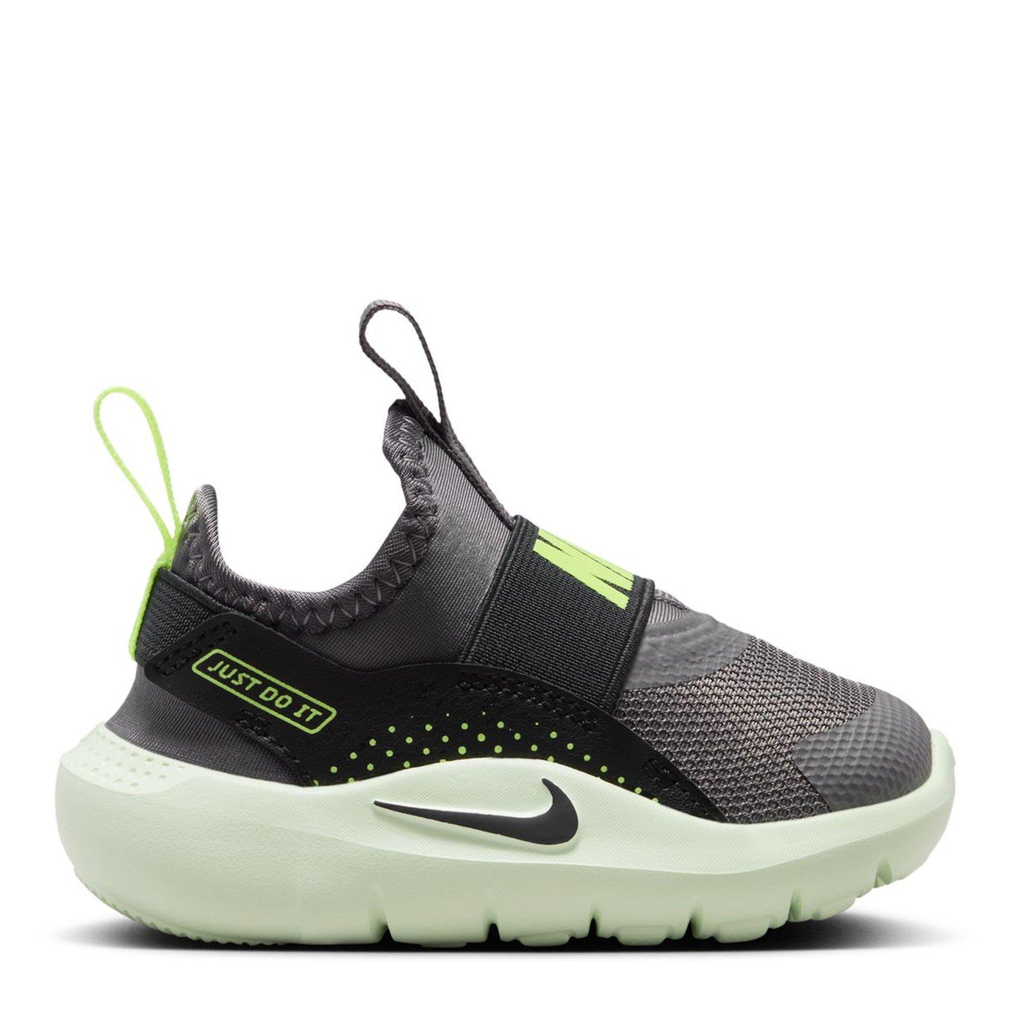 Nike  Flex Runner 4 Slip On Sneakers Infants - Grey/Volt - C5 (21.5)