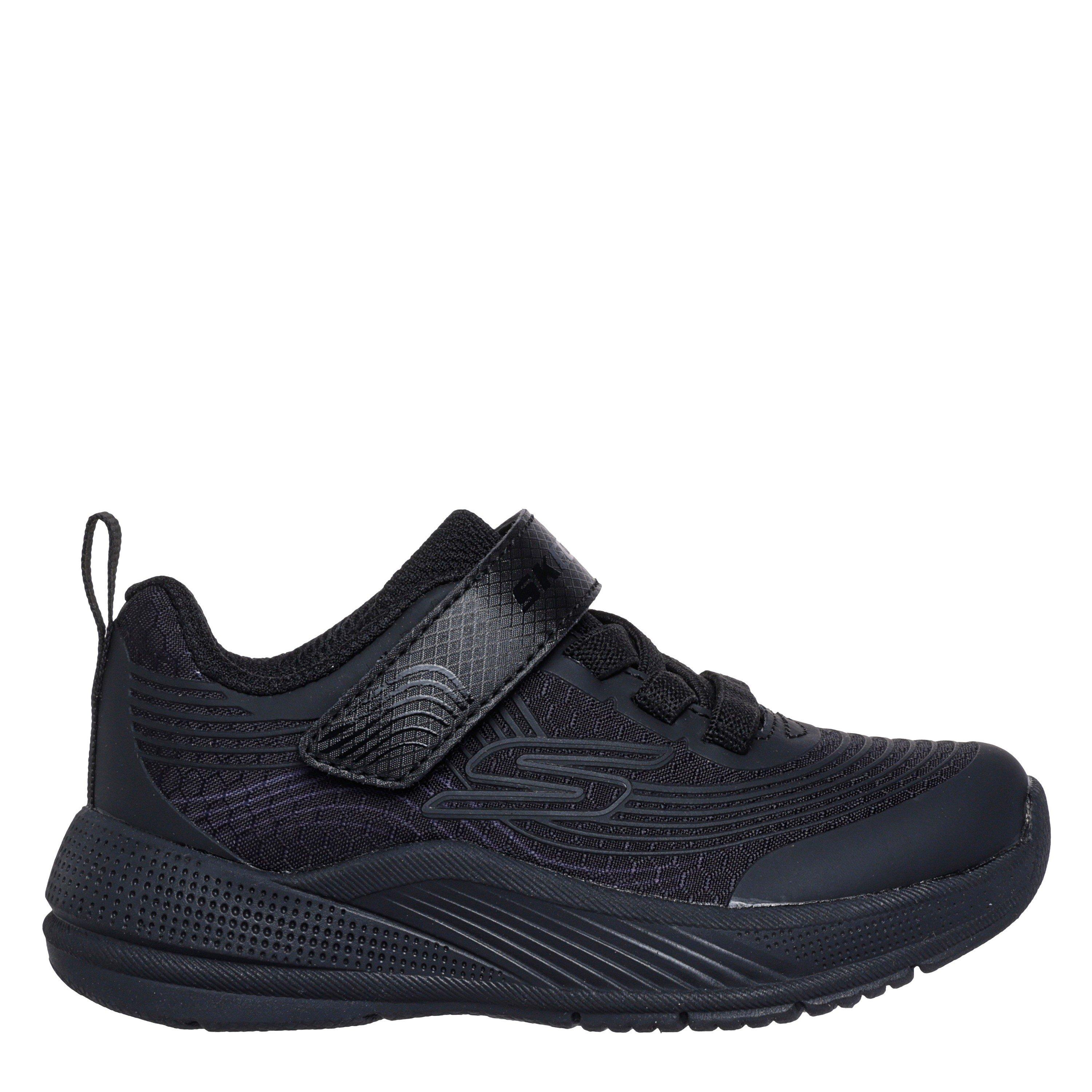 Skechers  Kids' Lightweight Gore And Strap Runners - Triple Black - C9 (26)