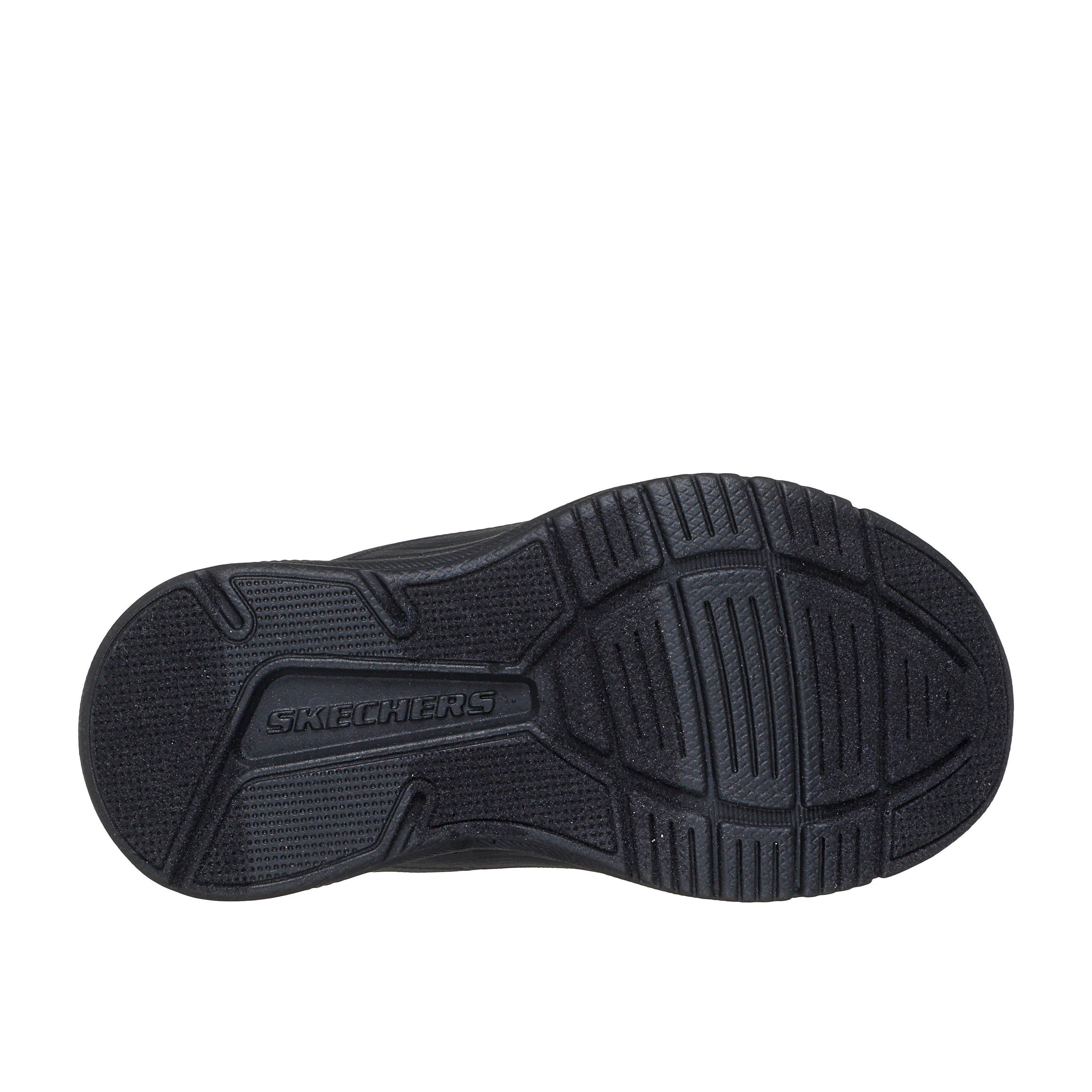 Triple Black - Skechers - Lightweight Toddler Gore & Strap Sn Runners Boys - 4