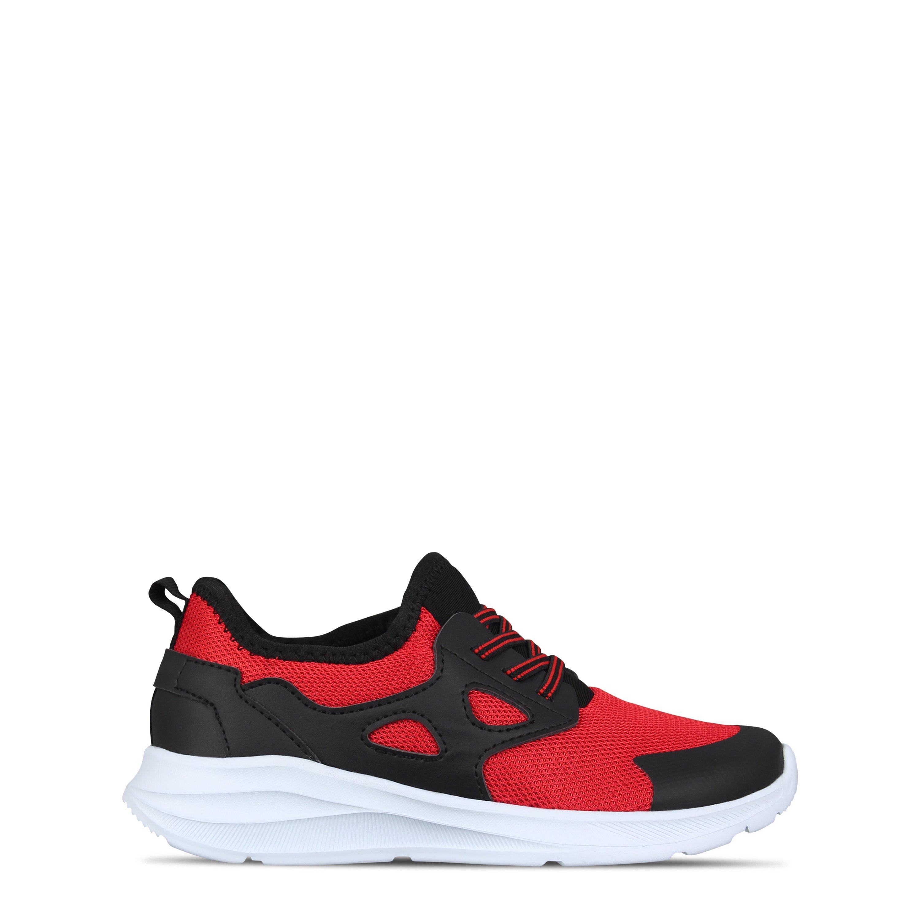 Fabric Boys Kids' Runners - Red/Black - C12 (30.5)