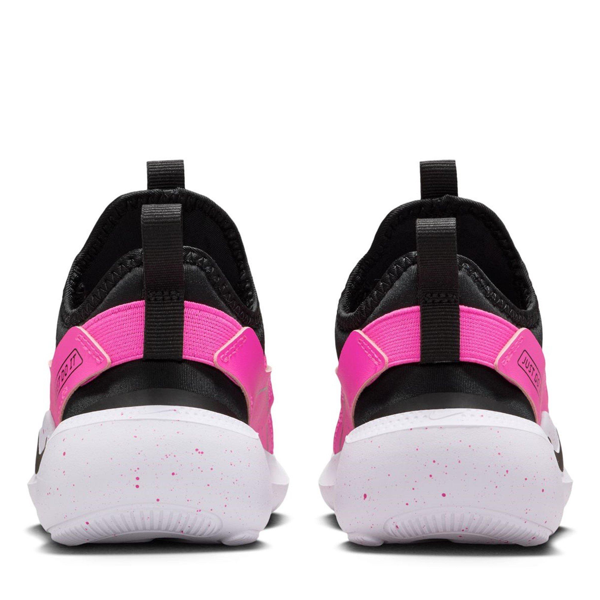 Black/Pink - Nike - Flex Runner 4 Slip On Sneakers Childrens - 4