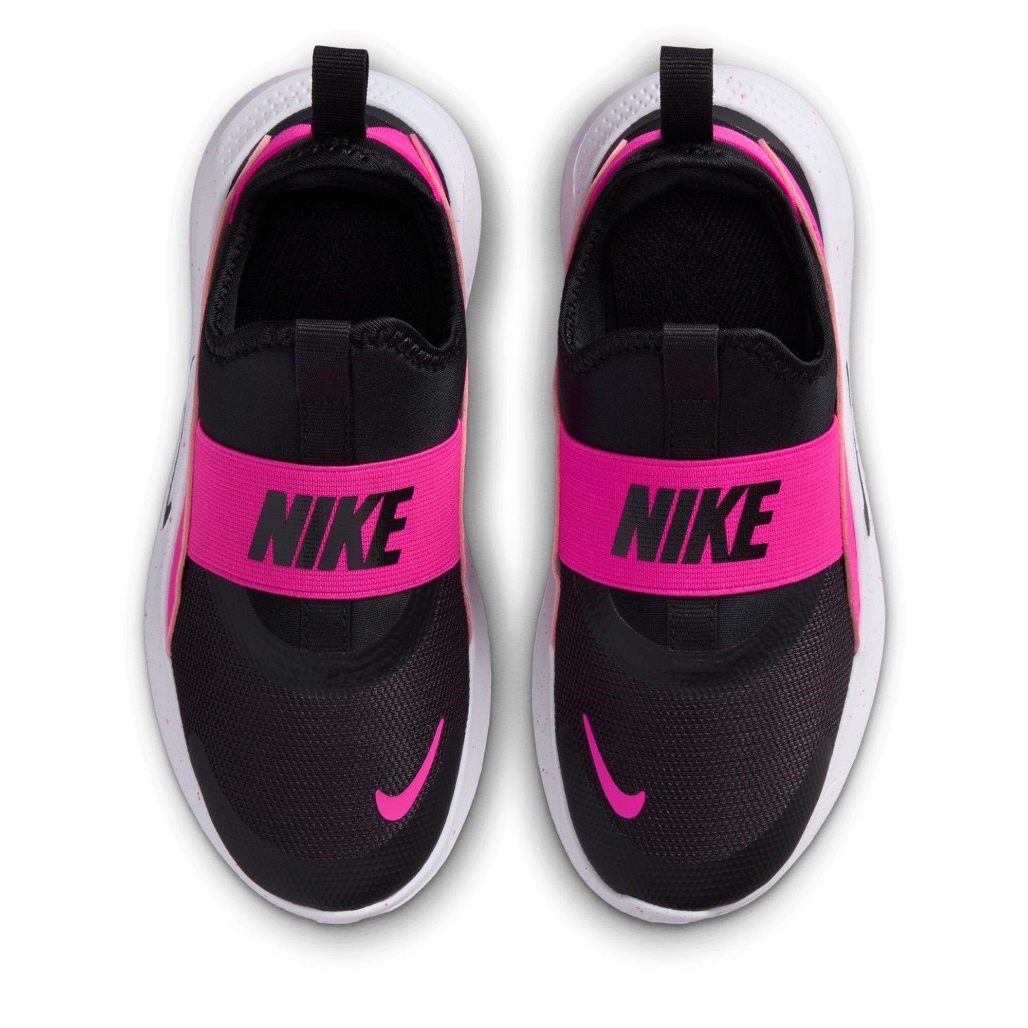 Black/Pink - Nike - Flex Runner 4 Slip On Sneakers Childrens - 5