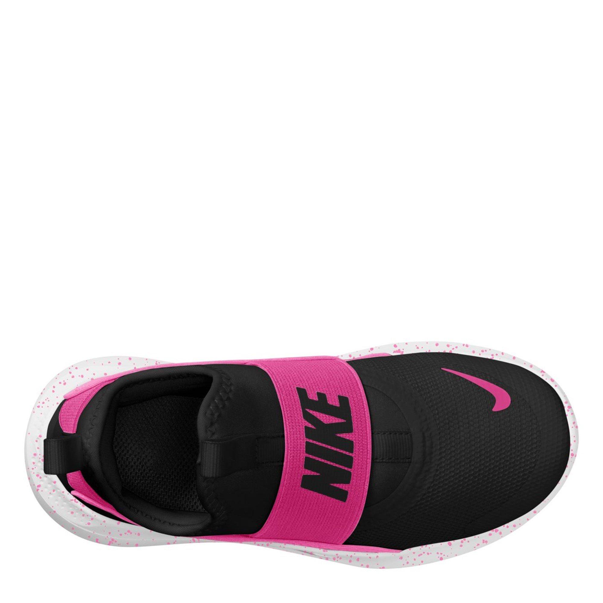 Black/Pink - Nike - Flex Runner 4 Slip On Sneakers Childrens - 9