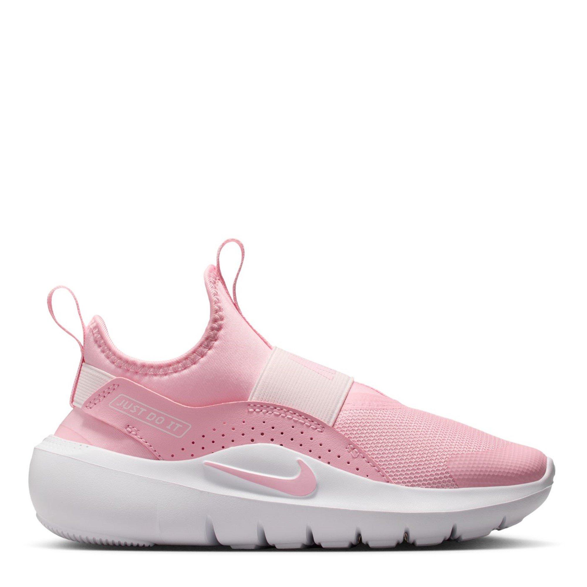 Nike Girls Flex Runner 4 Slip On Sneakers Childrens - Soft Pink - C12 (30)