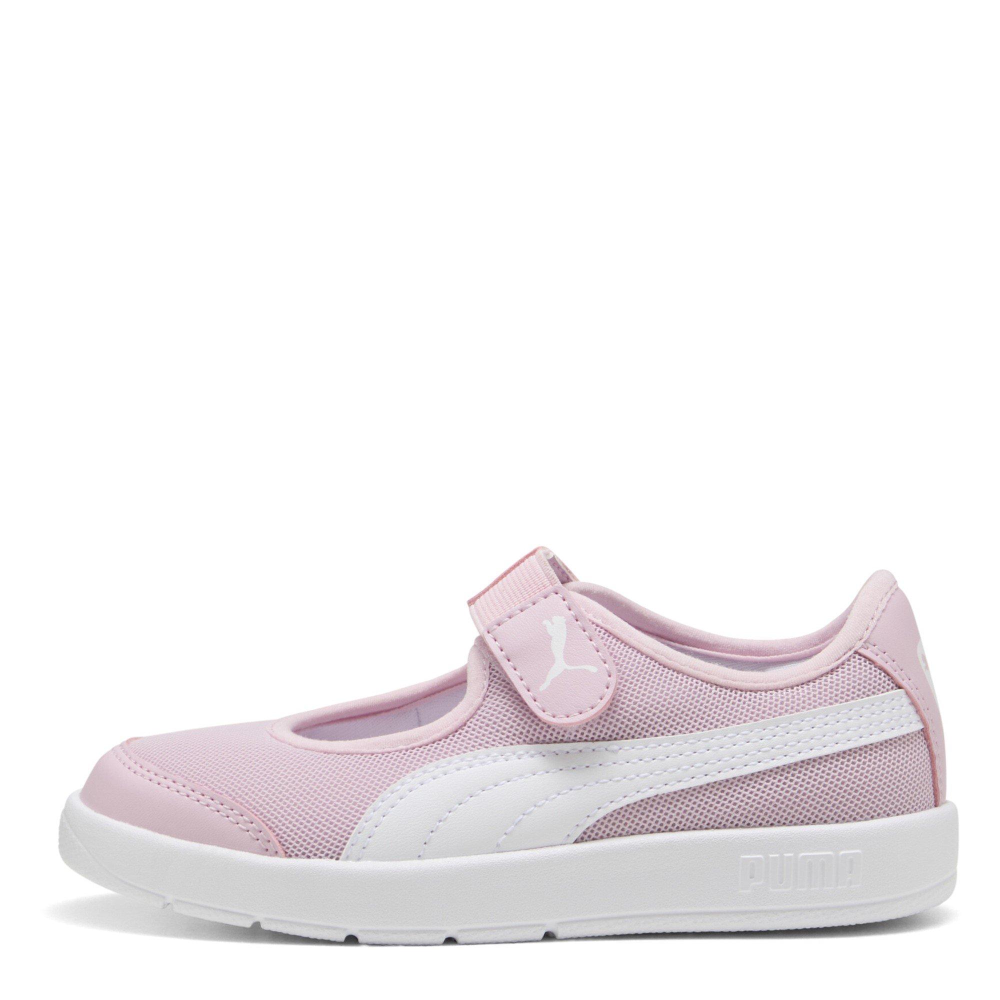 Rose Mauve-Wht - Puma - Courtflex v3 Childrens Shoes - 2