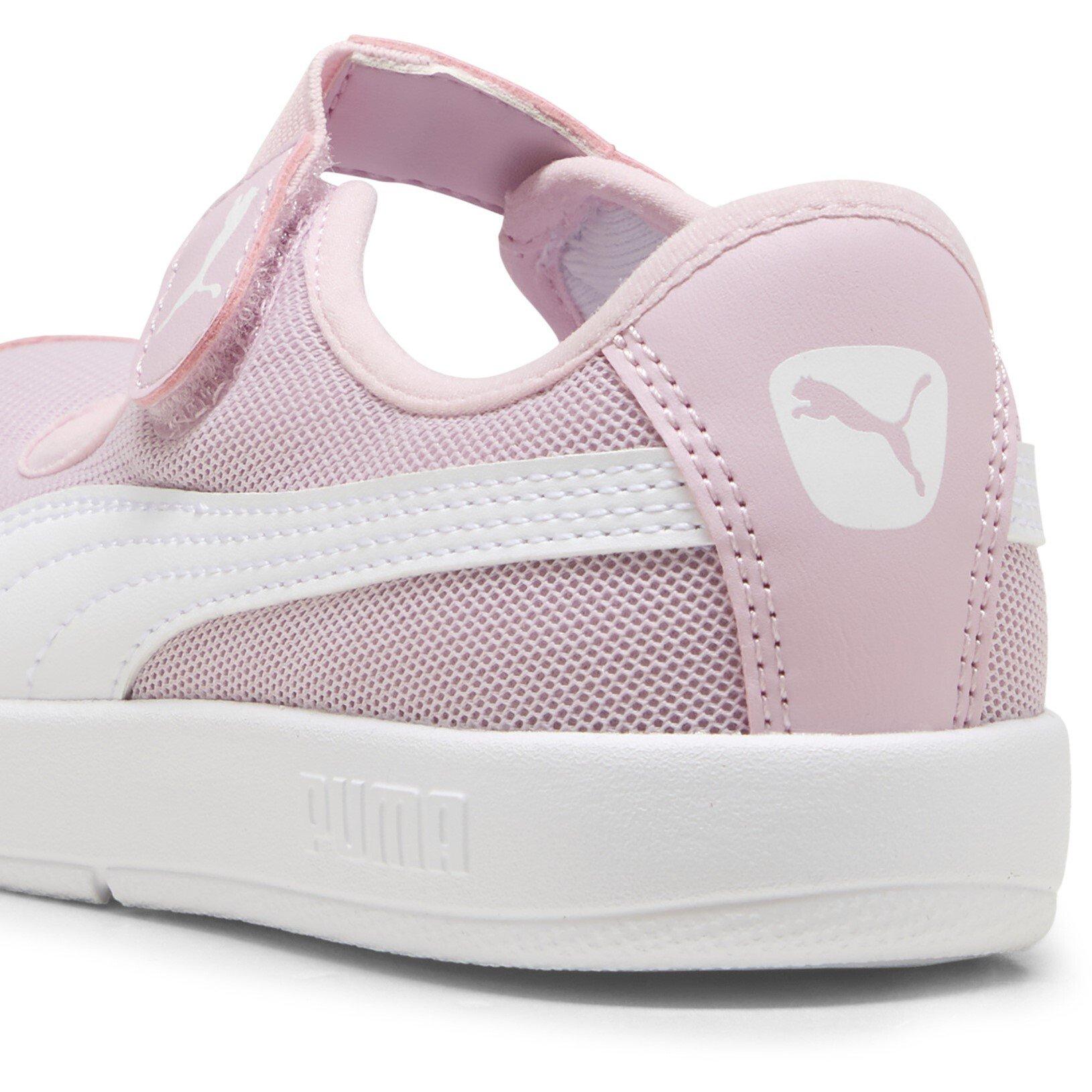 Rose Mauve-Wht - Puma - Courtflex v3 Childrens Shoes - 5