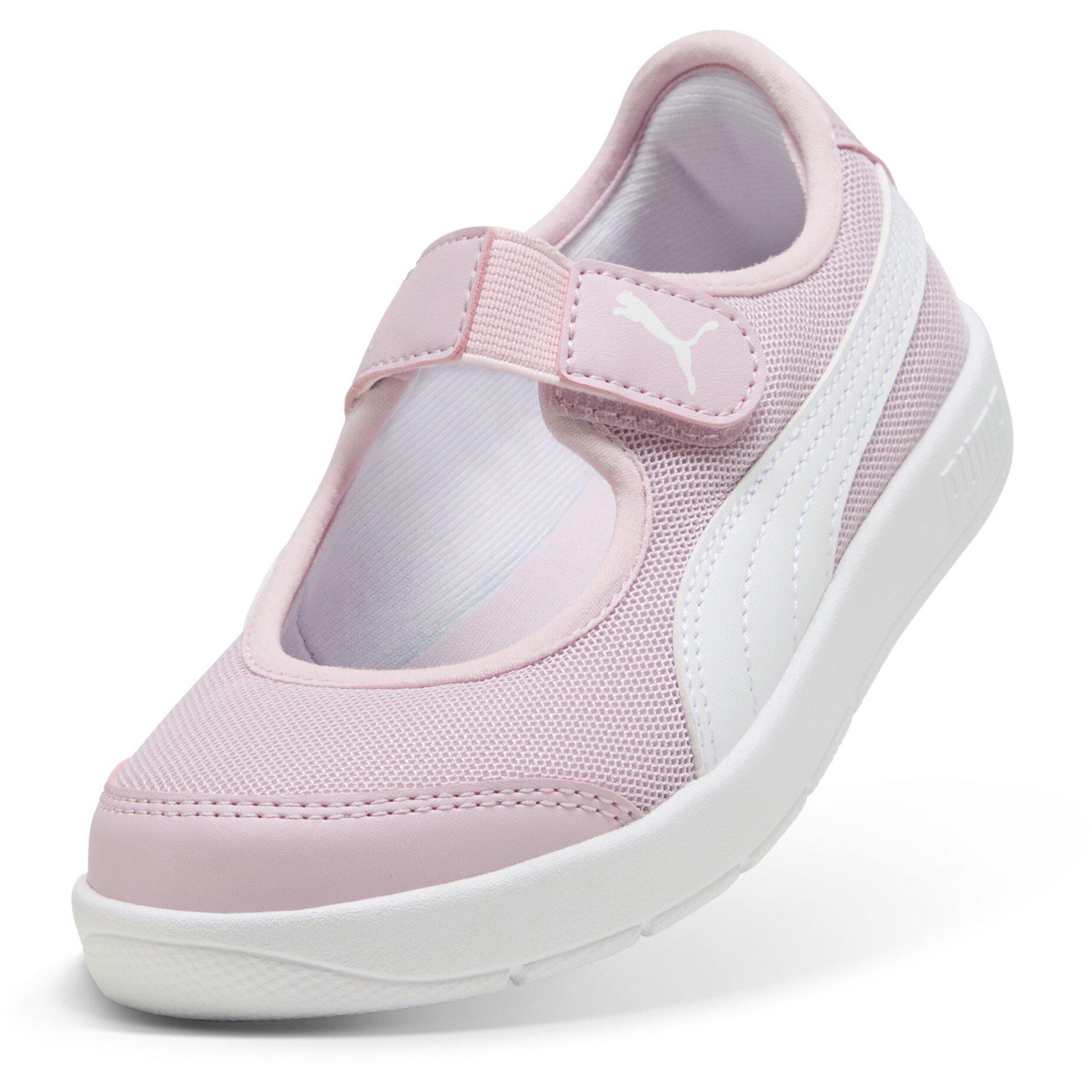 Rose Mauve-Wht - Puma - Courtflex v3 Childrens Shoes - 6