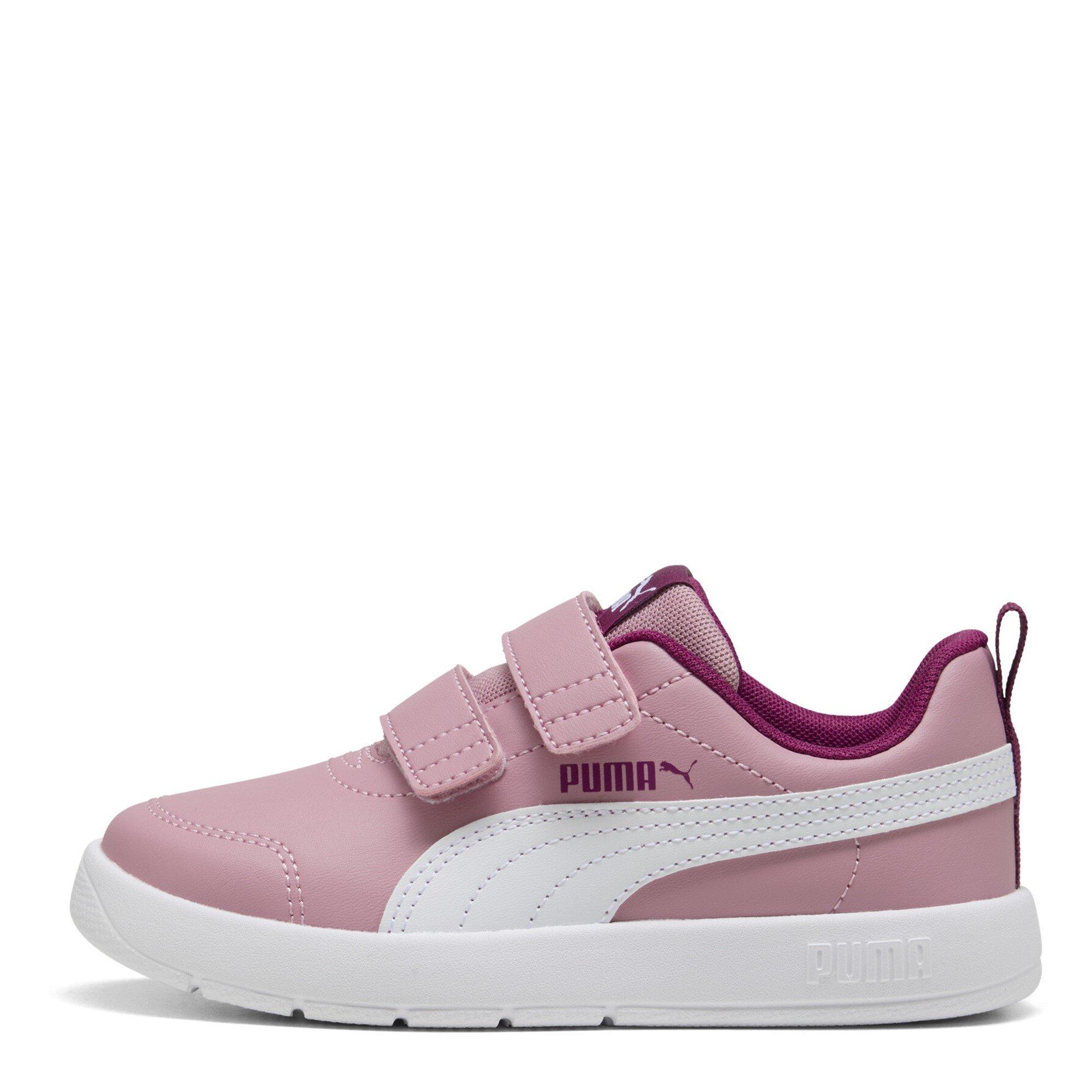 Pink-Wht-Berry - Puma - Courtflex V Runners - 2