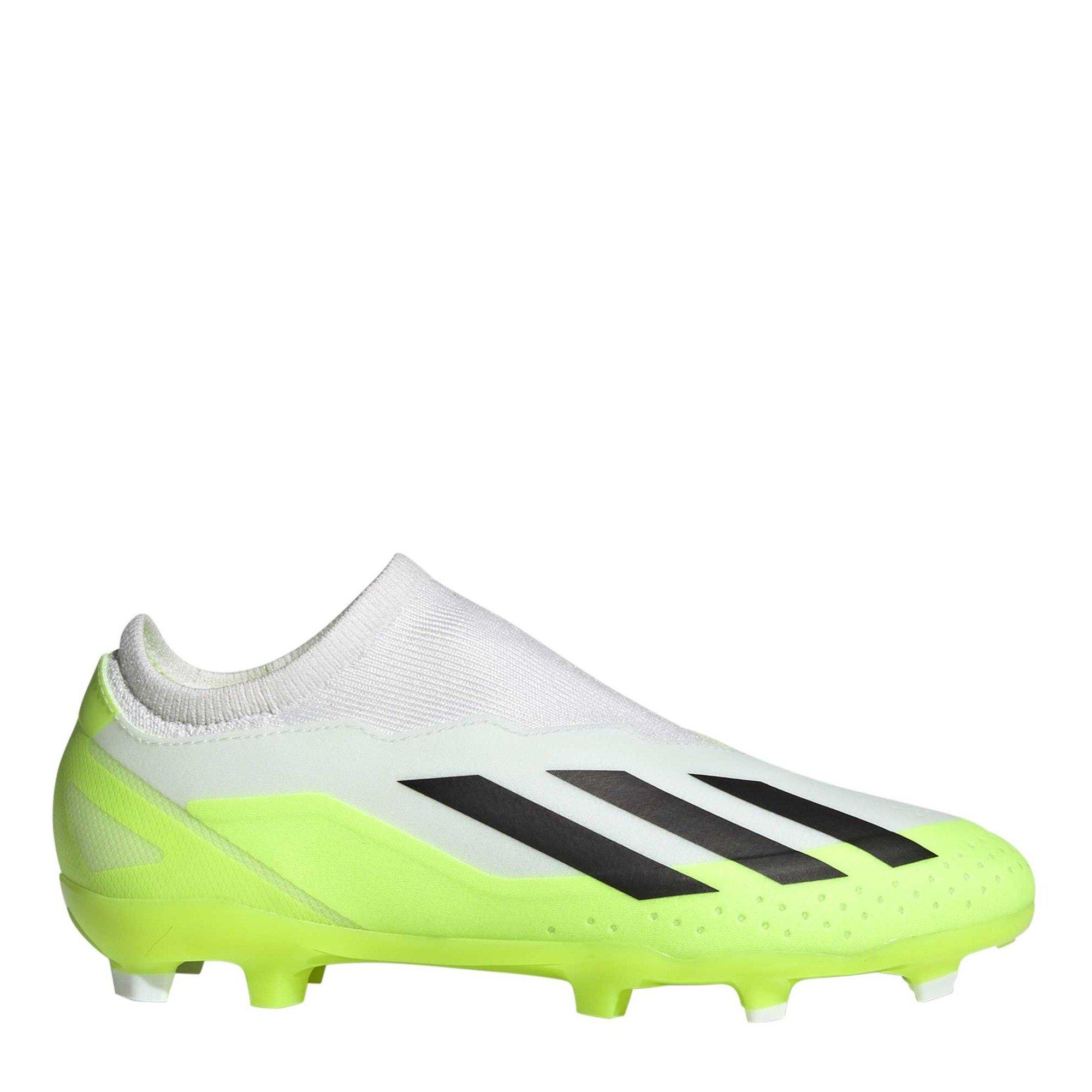 White - adidas - X Crazyfast.3 Laceless Firm Ground - 1