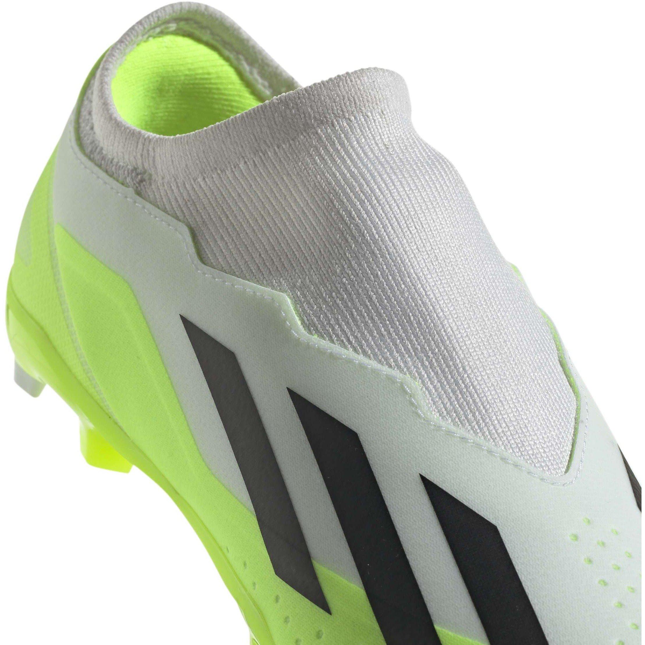 White - adidas - X Crazyfast.3 Laceless Firm Ground - 8