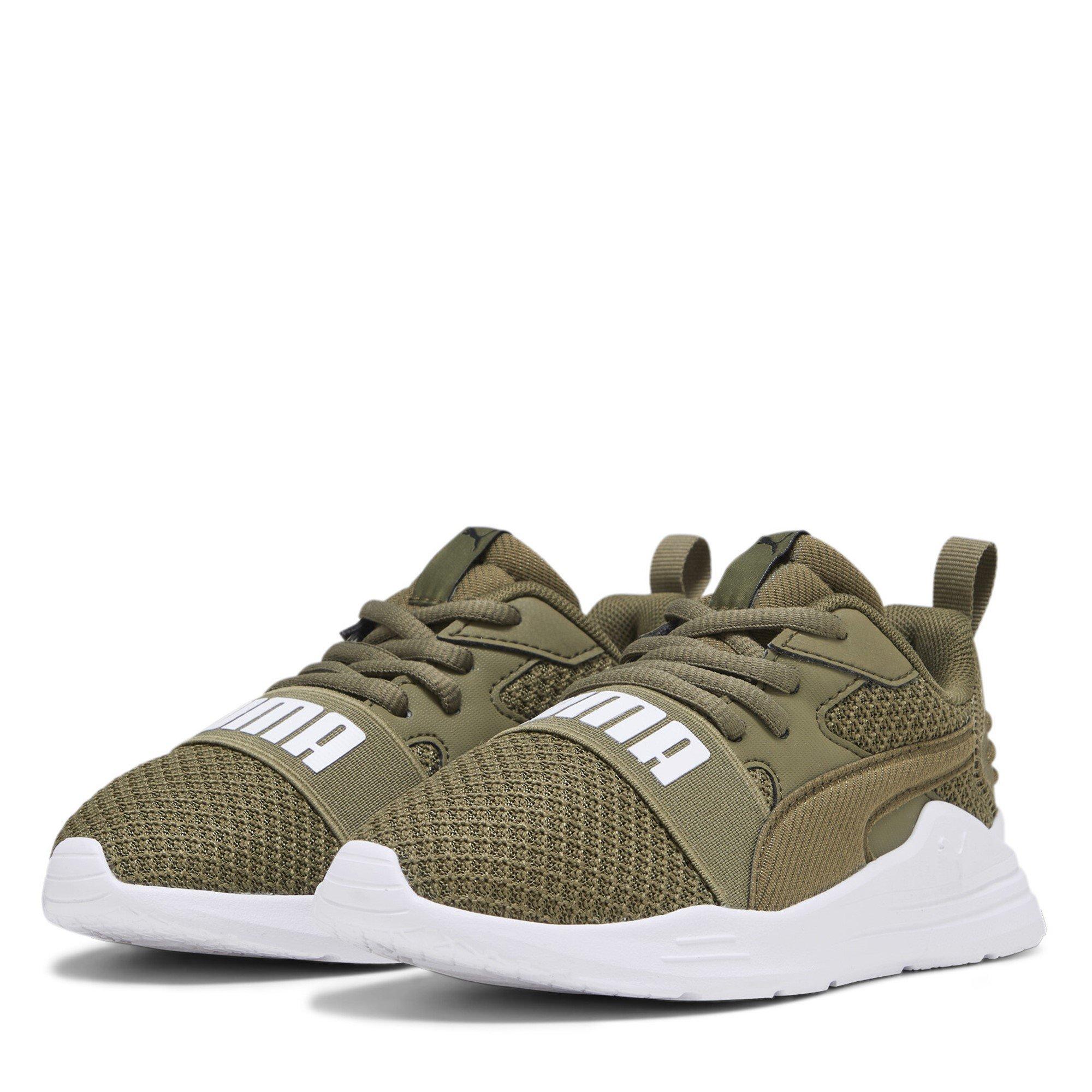 Burnt Olive - Puma - Kids' Wired Run Pure Runner - 1
