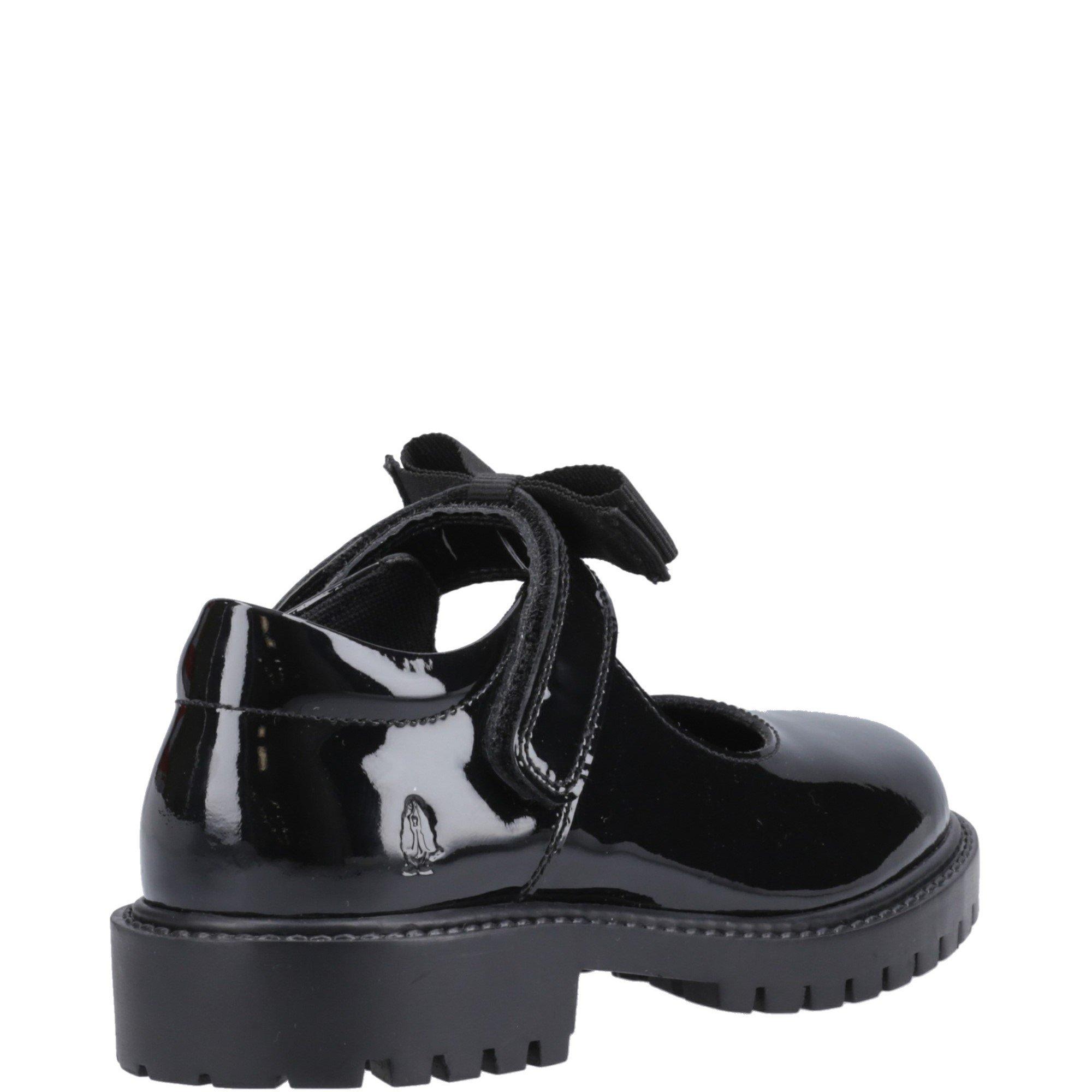 Black - Hush Puppies - Astrid Bow Patent Jnr - 3