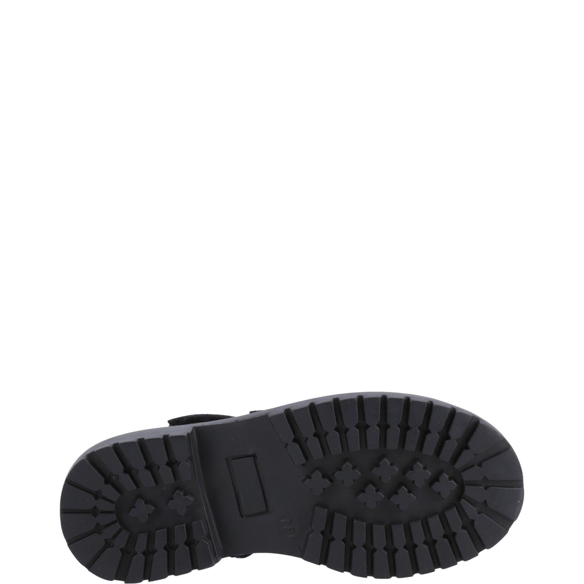 Black - Hush Puppies - Astrid Bow Patent Jnr - 4