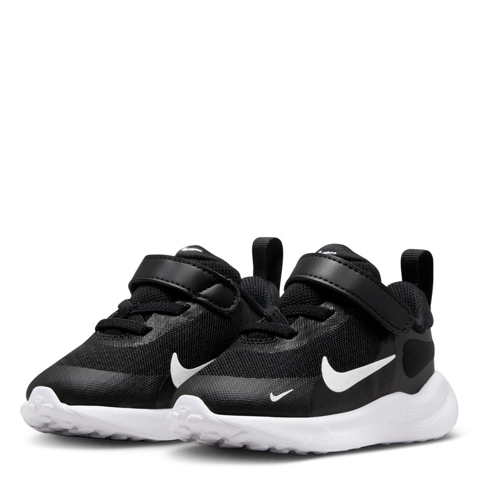 Zwart/Wit - Nike - Revolution 7 Baby/Toddler Shoes - 3
