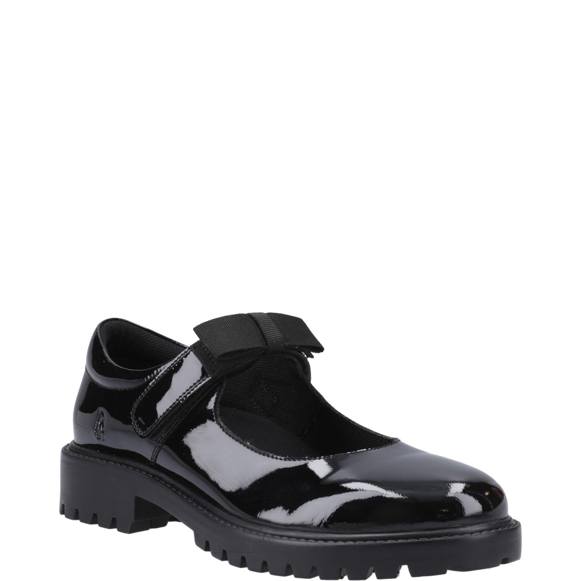 Black - Hush Puppies - Astrid Bow Patent Snr - 2