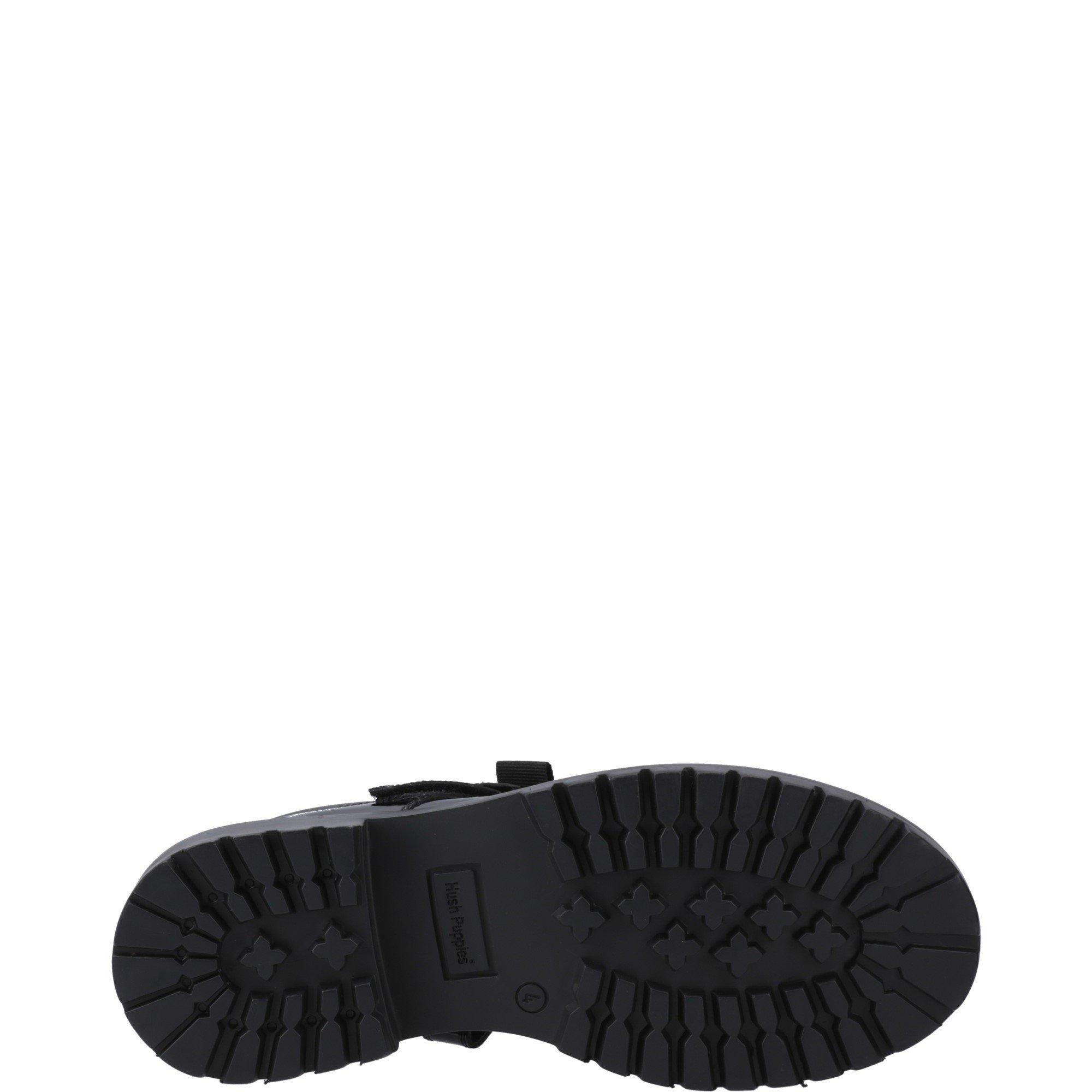 Black - Hush Puppies - Astrid Bow Patent Snr - 4