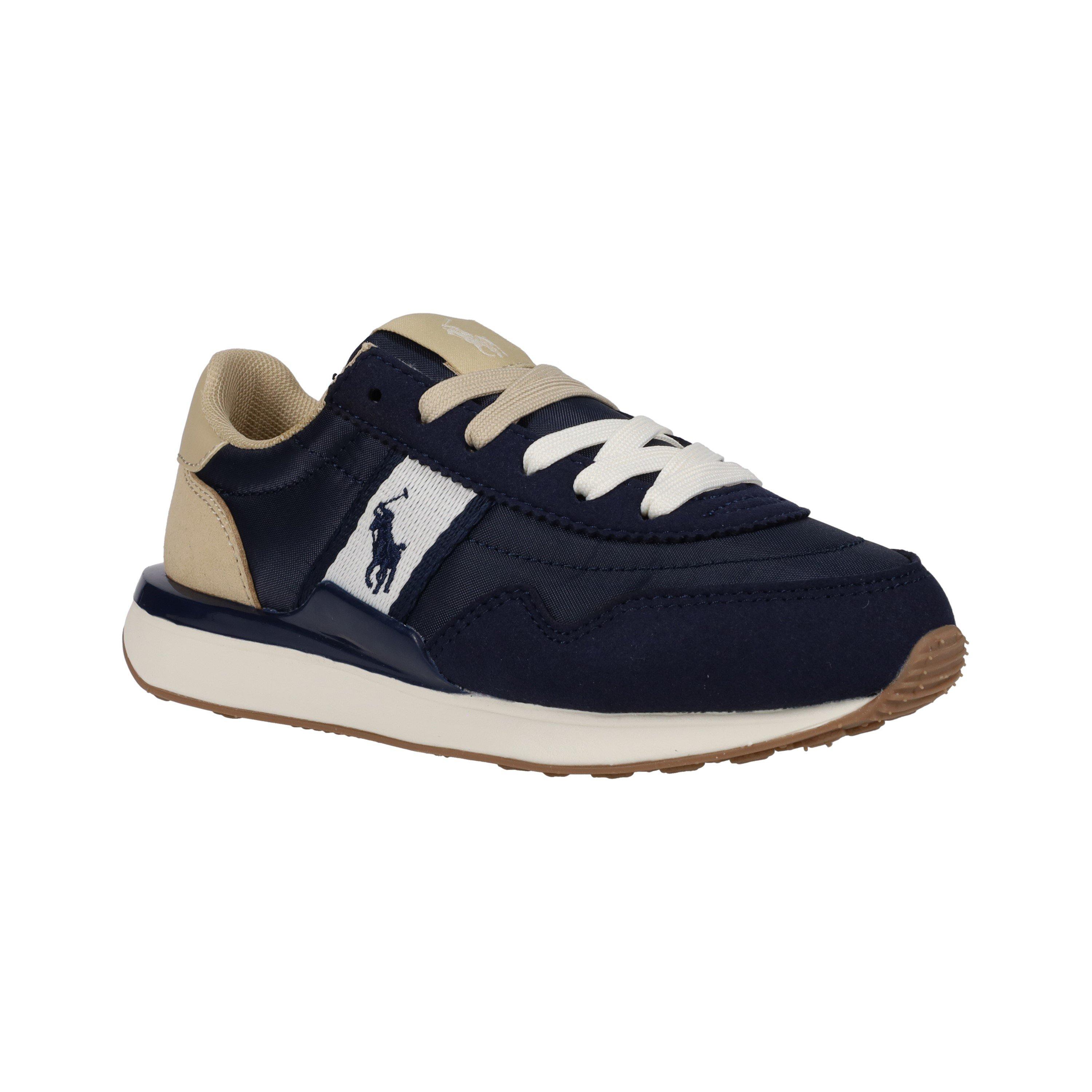 Polo Ralph Lauren  Kids Train 89 Sport Runners - Navy/White - Size C13 (31)