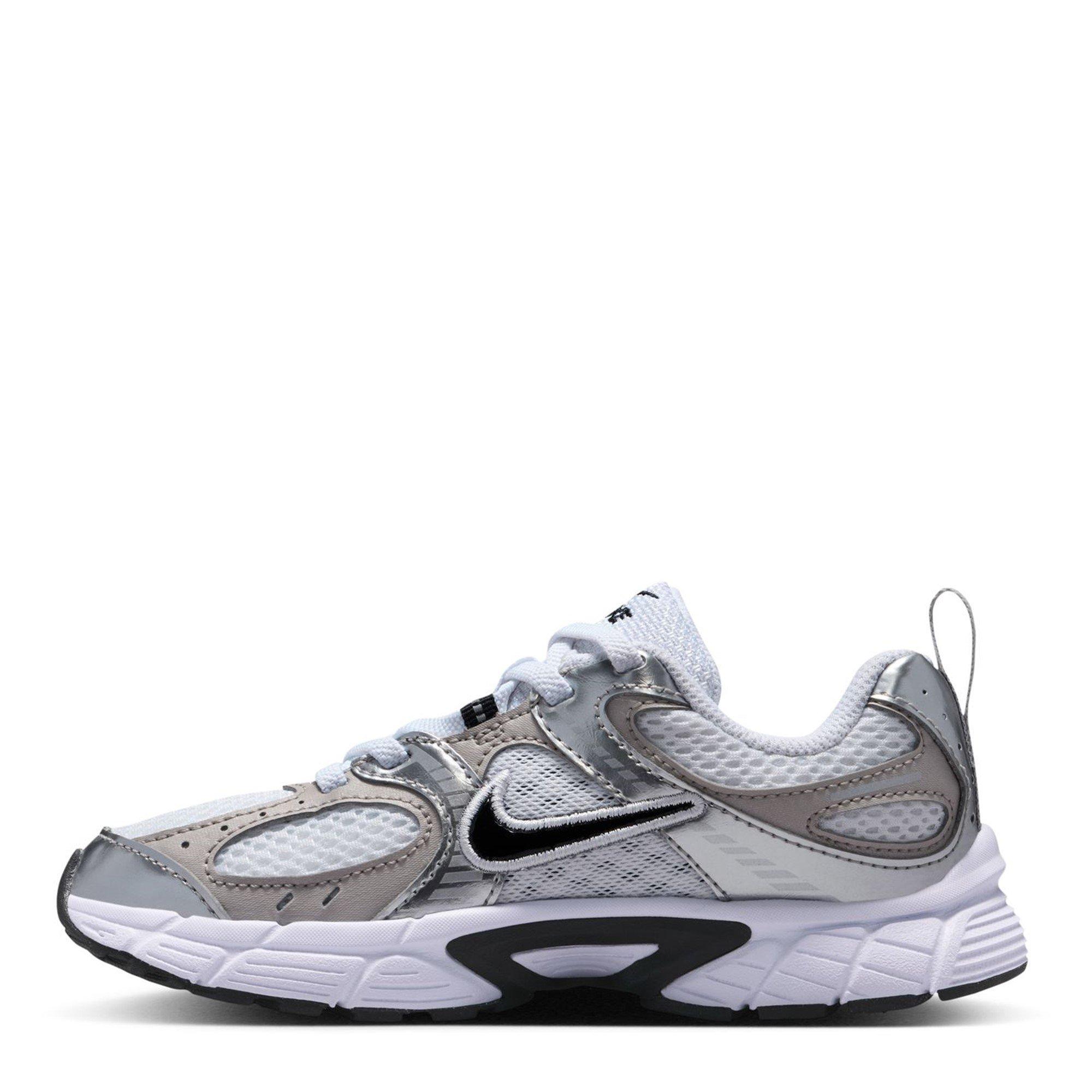 Wht/Blk/Grey - Nike - Kids' Trainers - 2