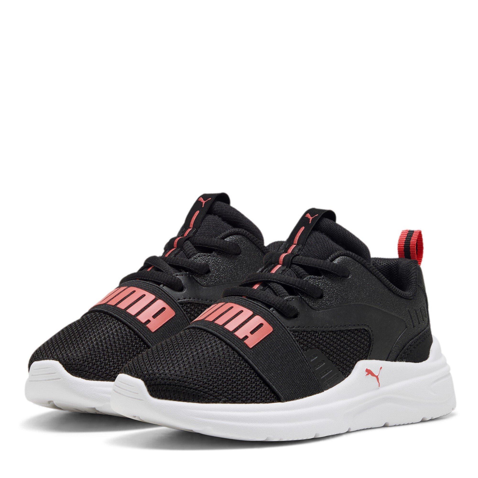 Puma Girls Kids' Wired Softride Runners - Black/Pink - C12 (31)