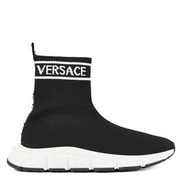 Versace Logo Sock Trainers