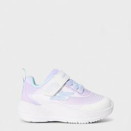 Skechers Gore And Strap Ombre Sparkle Mesh S Runners Girls