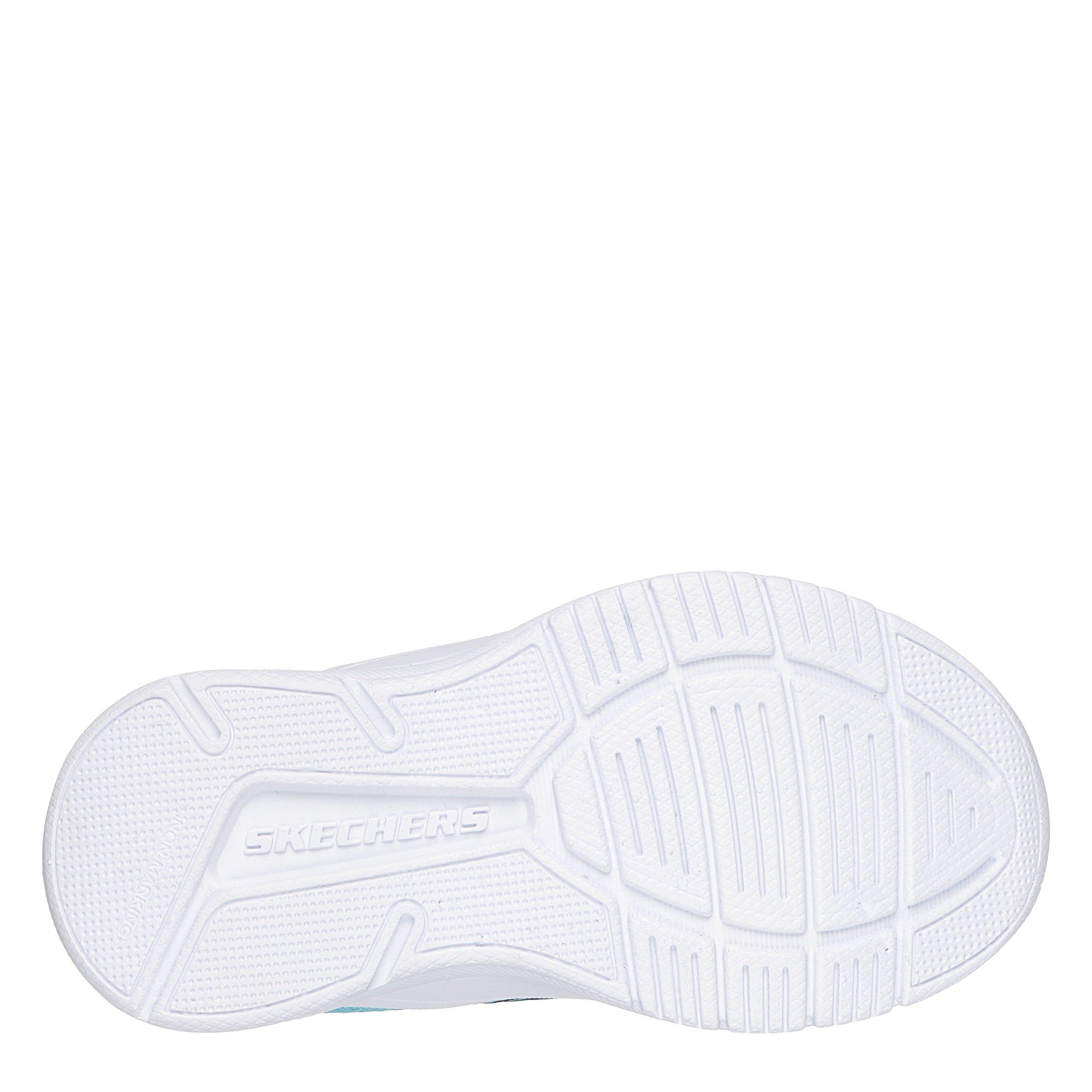 Navy/Multi - Skechers - Kids' Gore And Strap Ombre Sparkle Mesh Microspec Runners - 5
