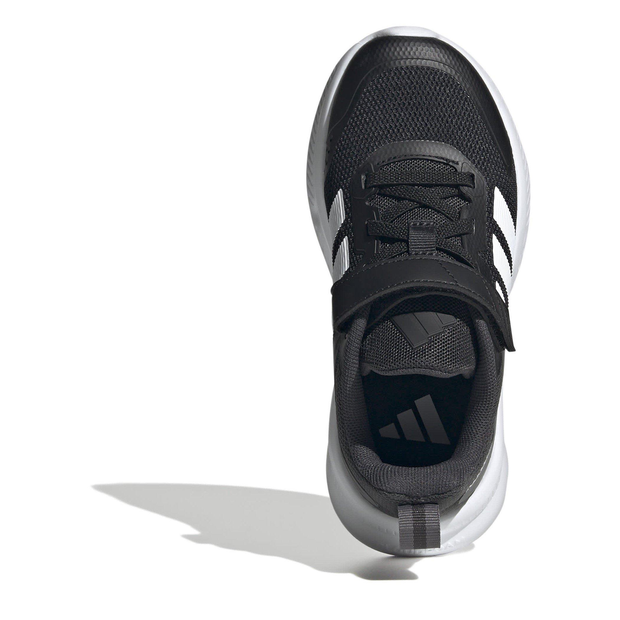 CBlk/Wht/Carbon - adidas - FortaRun 4.0 Childrens Shoes - 5