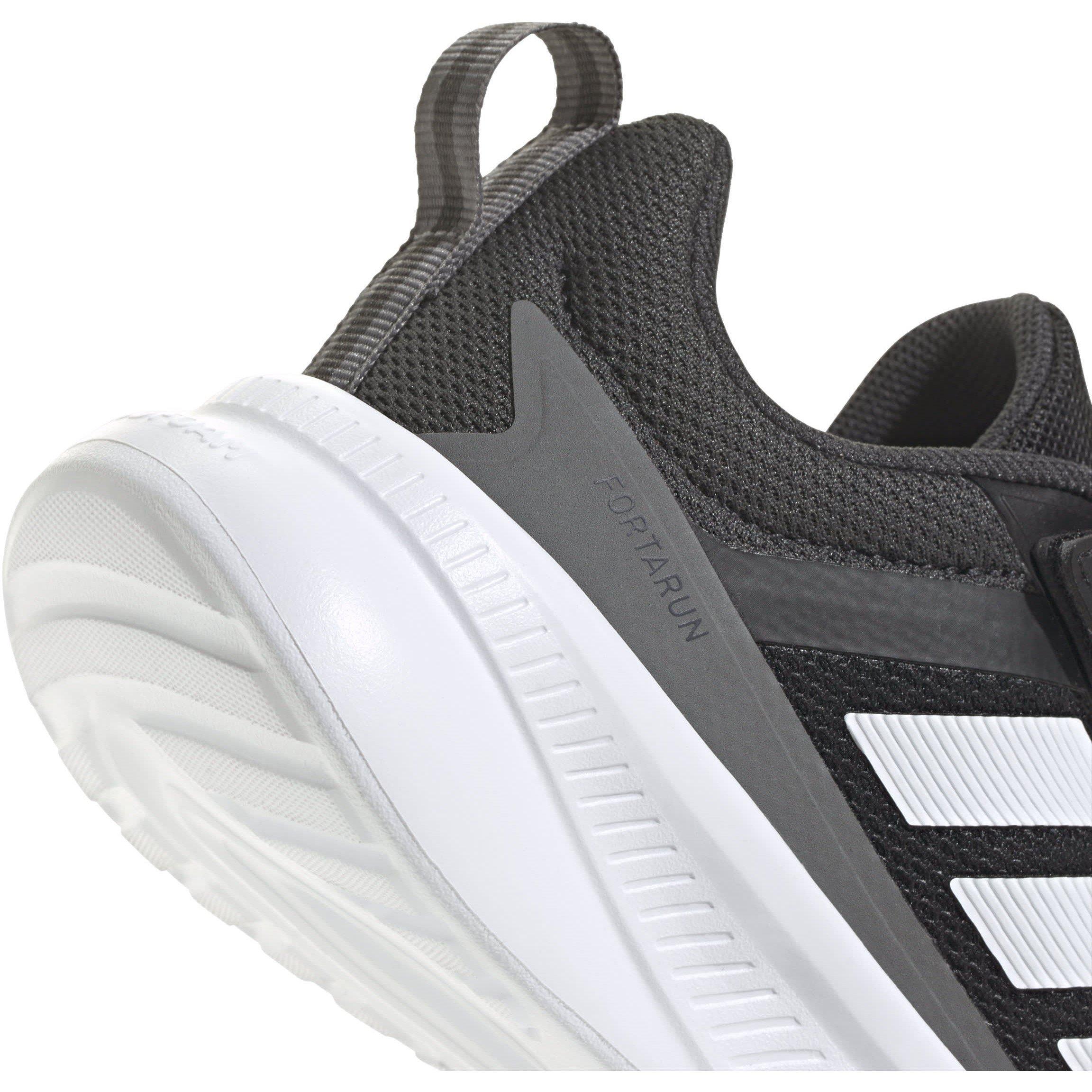 CBlk/Wht/Carbon - adidas - FortaRun 4.0 Childrens Shoes - 8
