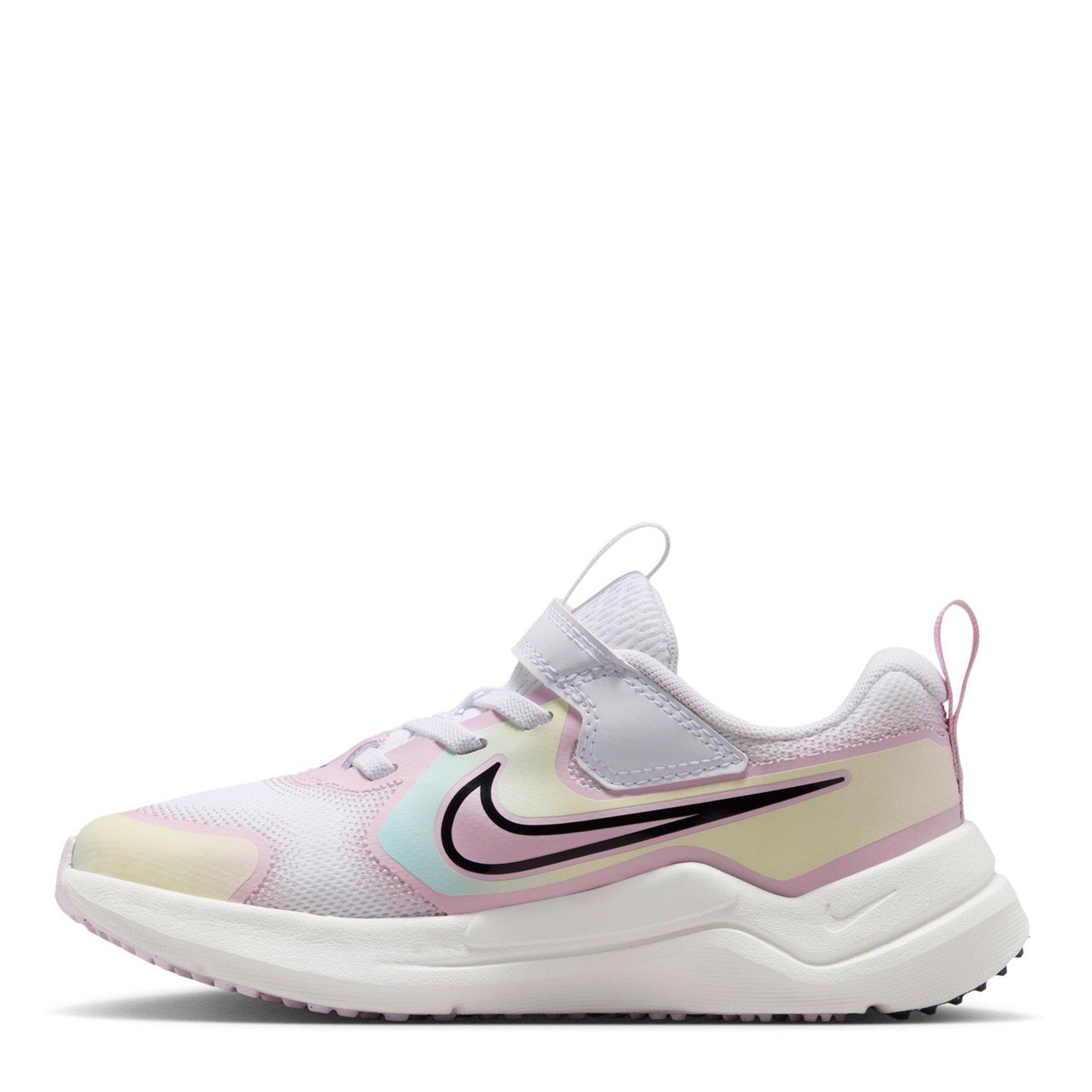 Wht/Blk/Lilac - Nike - Cosmic Runners Childrens - 2