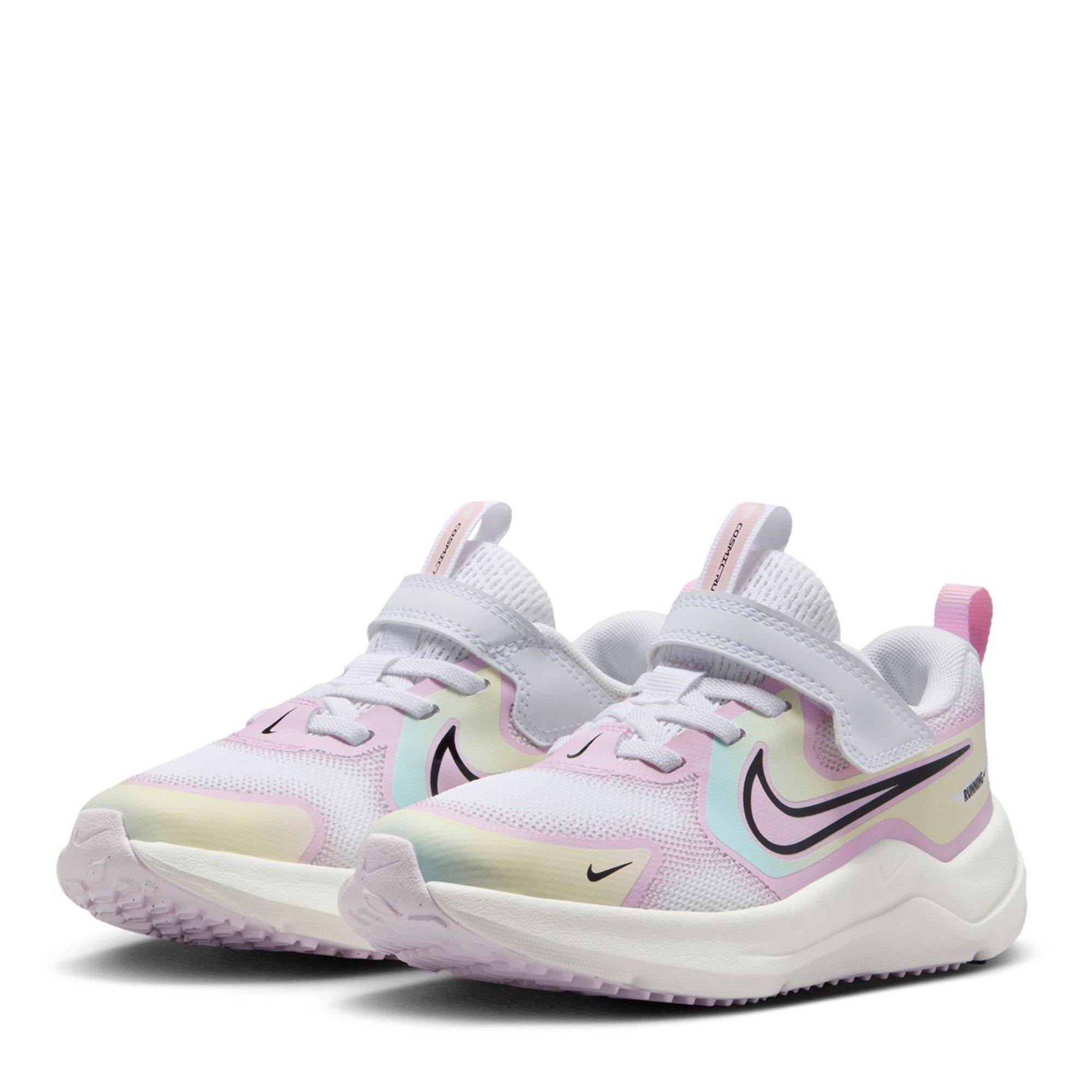 Wht/Blk/Lilac - Nike - Cosmic Runners Childrens - 3