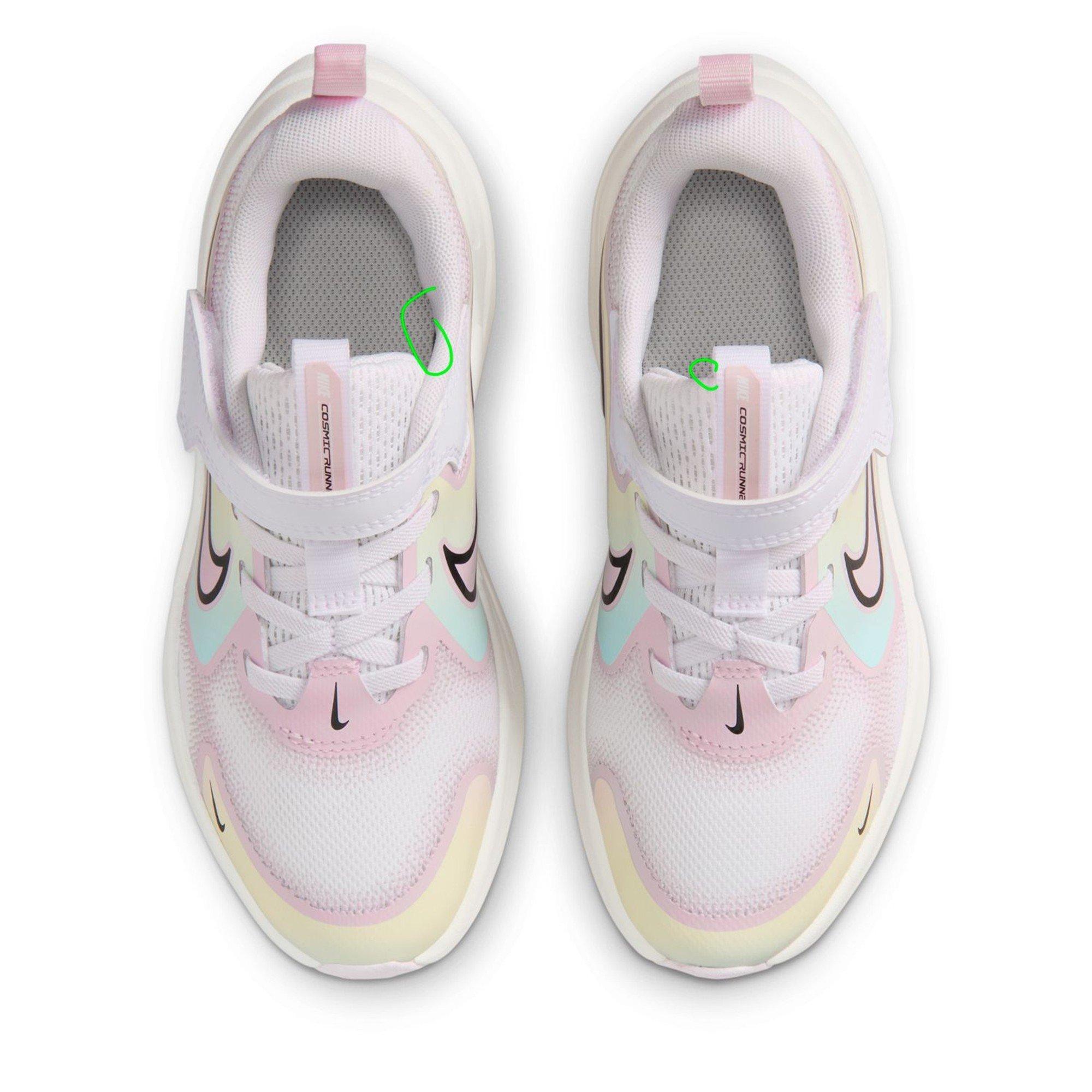 Wht/Blk/Lilac - Nike - Cosmic Runners Childrens - 5