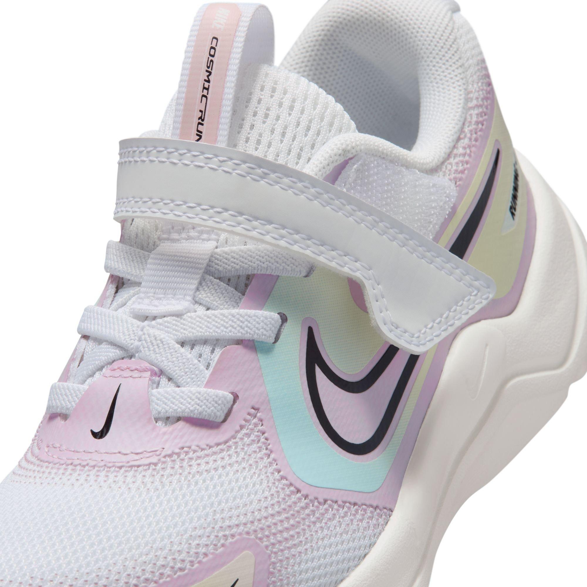 Wht/Blk/Lilac - Nike - Cosmic Runners Childrens - 7