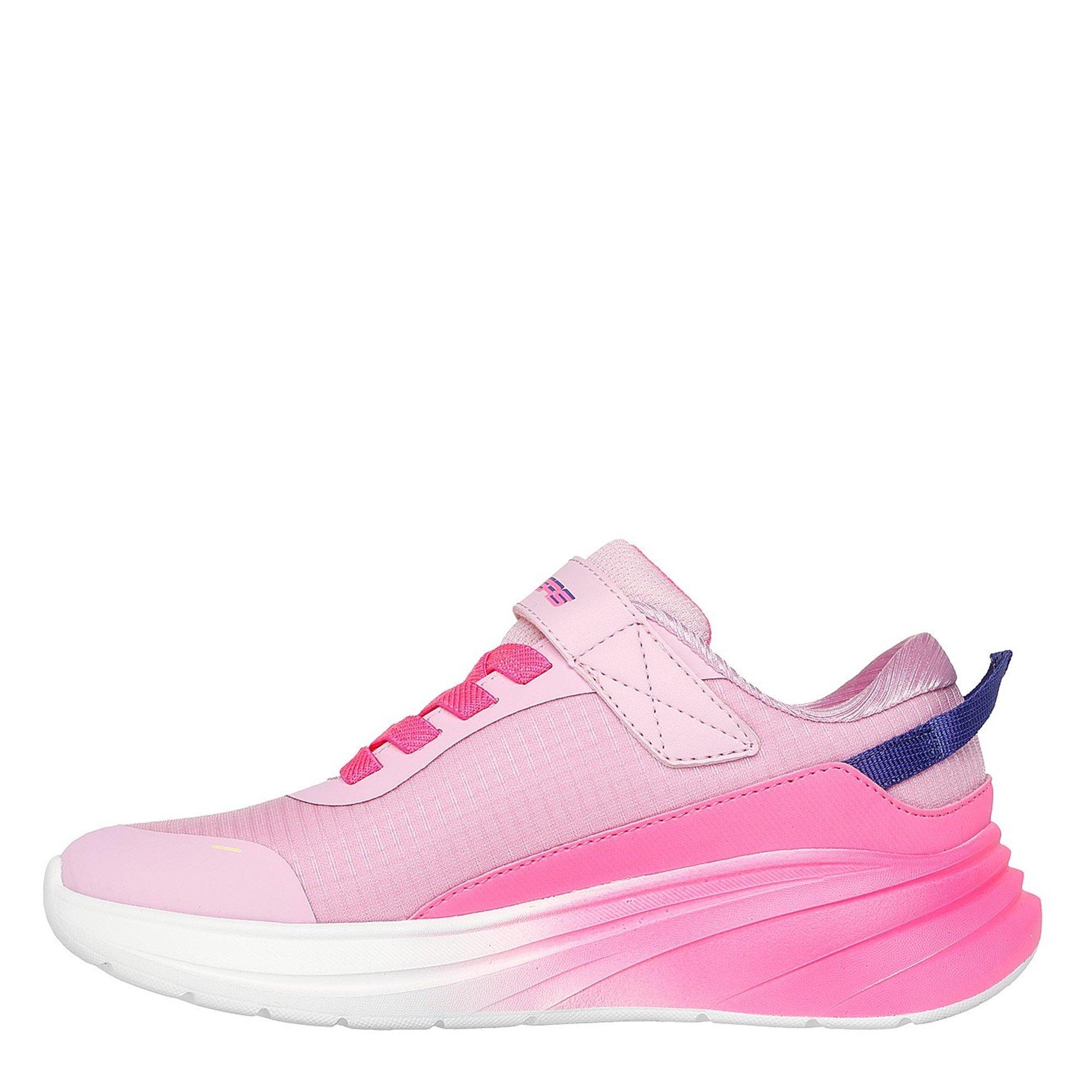 Pink - Skechers - Gore And Strap Sneaker W Mono Mesh Runners Girls - 2